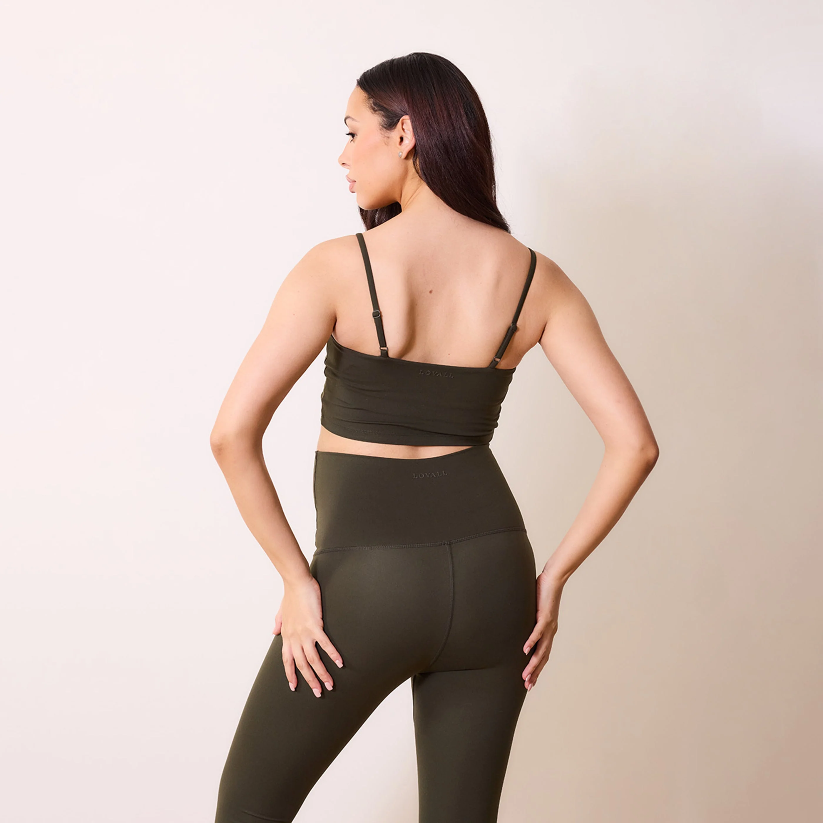 Maternity 24/7 Revitalise 7/8 Leggings - Deep Olive - Image 3