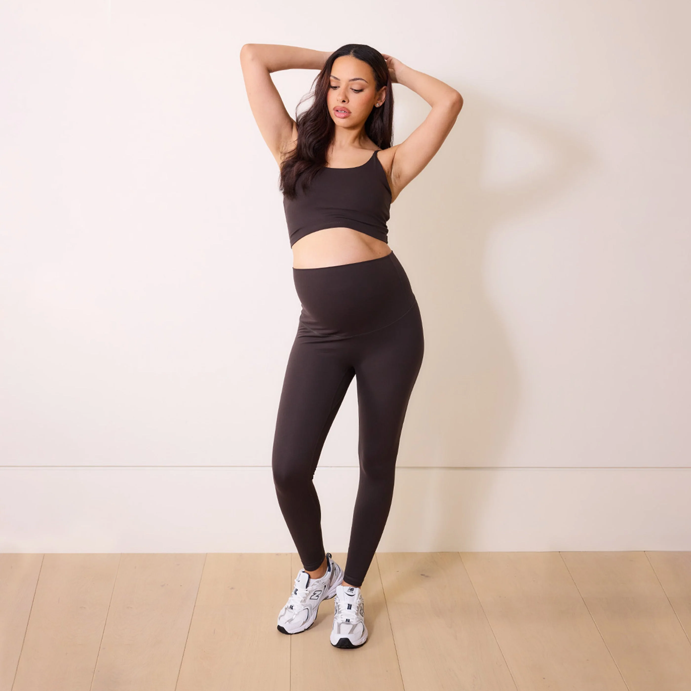 Maternity 24/7 Revitalise Leggings - Black Coffee - Image 2