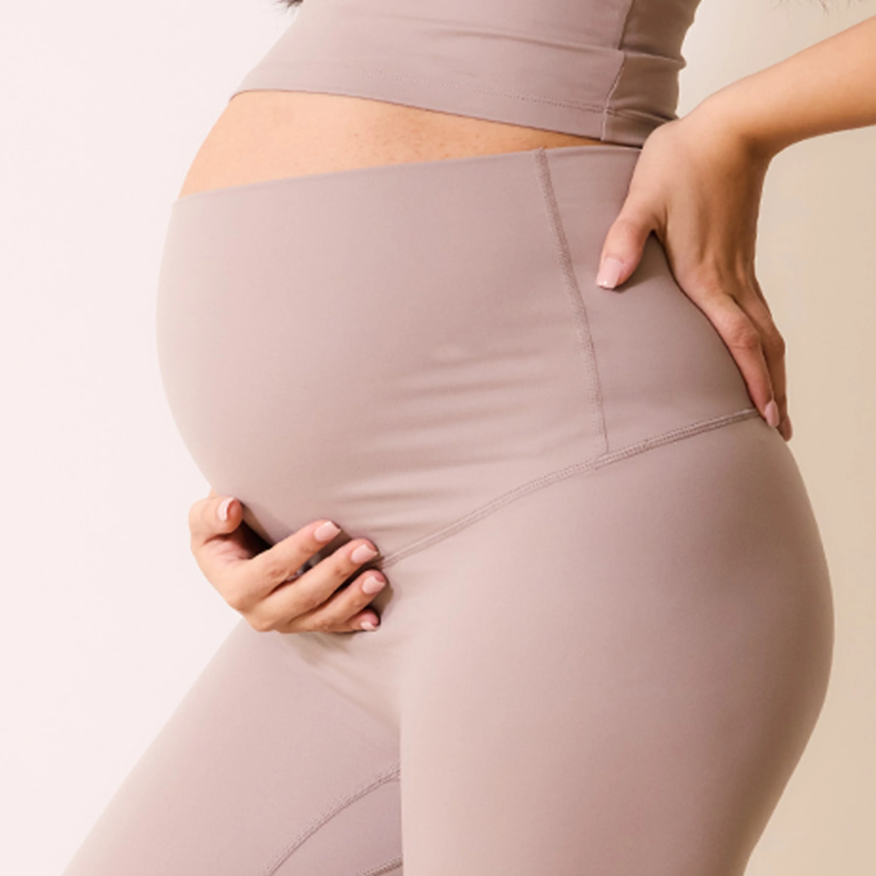 Maternity 24/7 Revitalise Leggings - Clay - Image 4