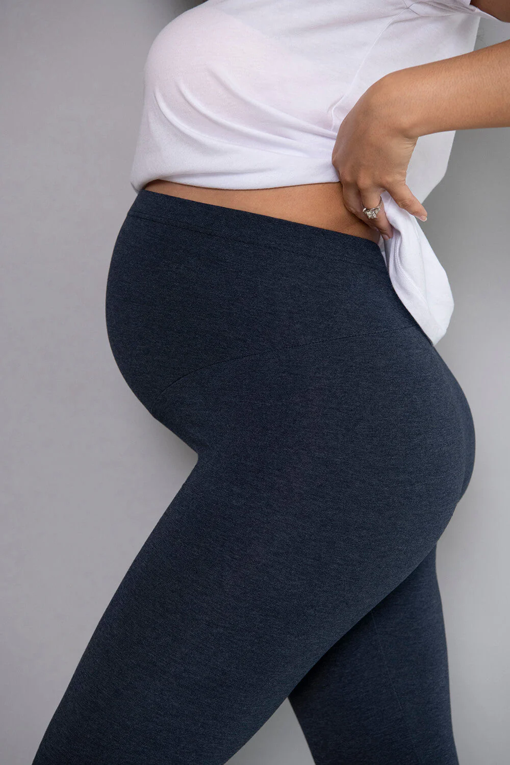 Maternity Everyday Leggings - Infinity Blue - Image 4