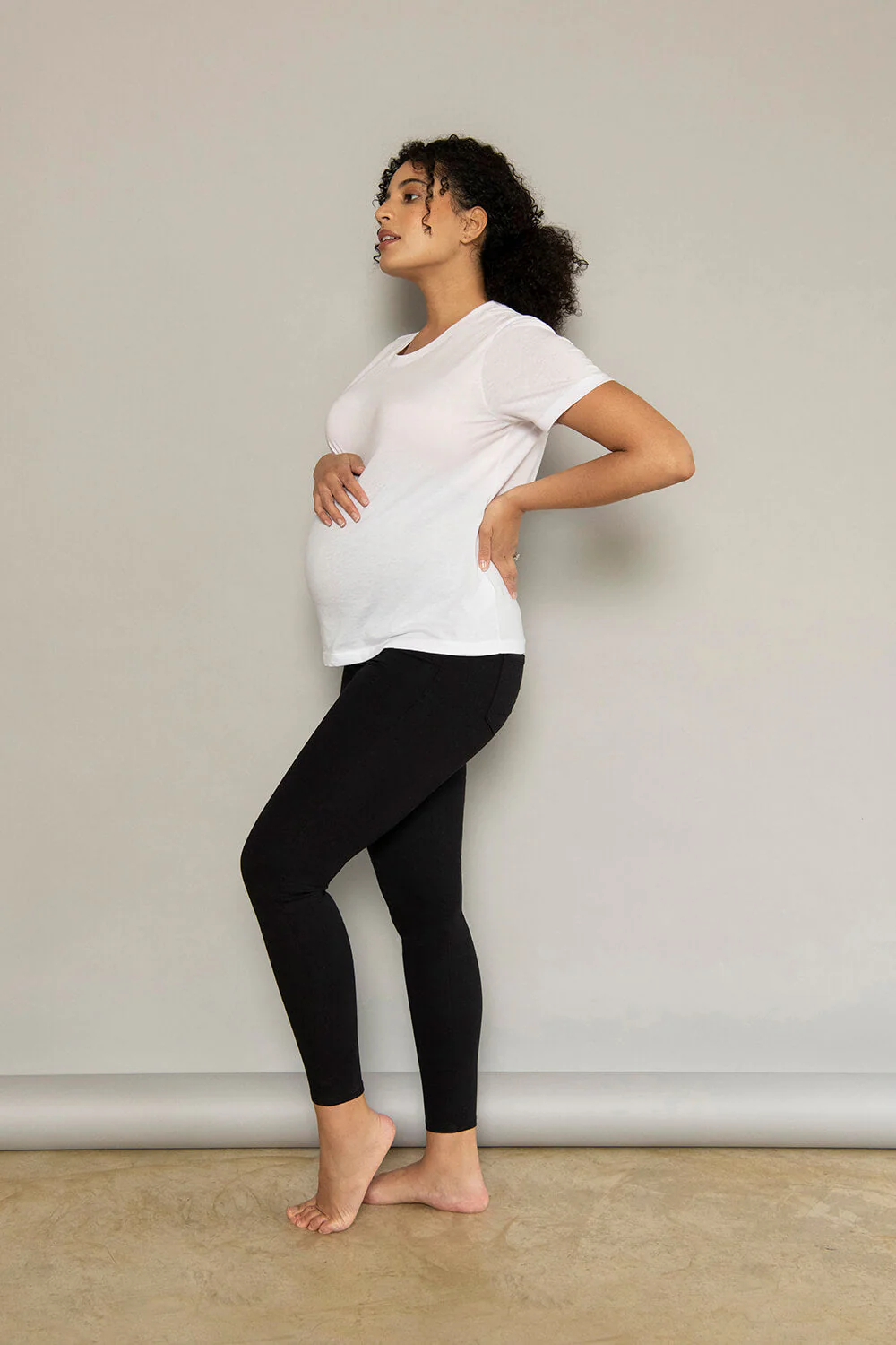 Maternity Jeggings - Black - Image 2