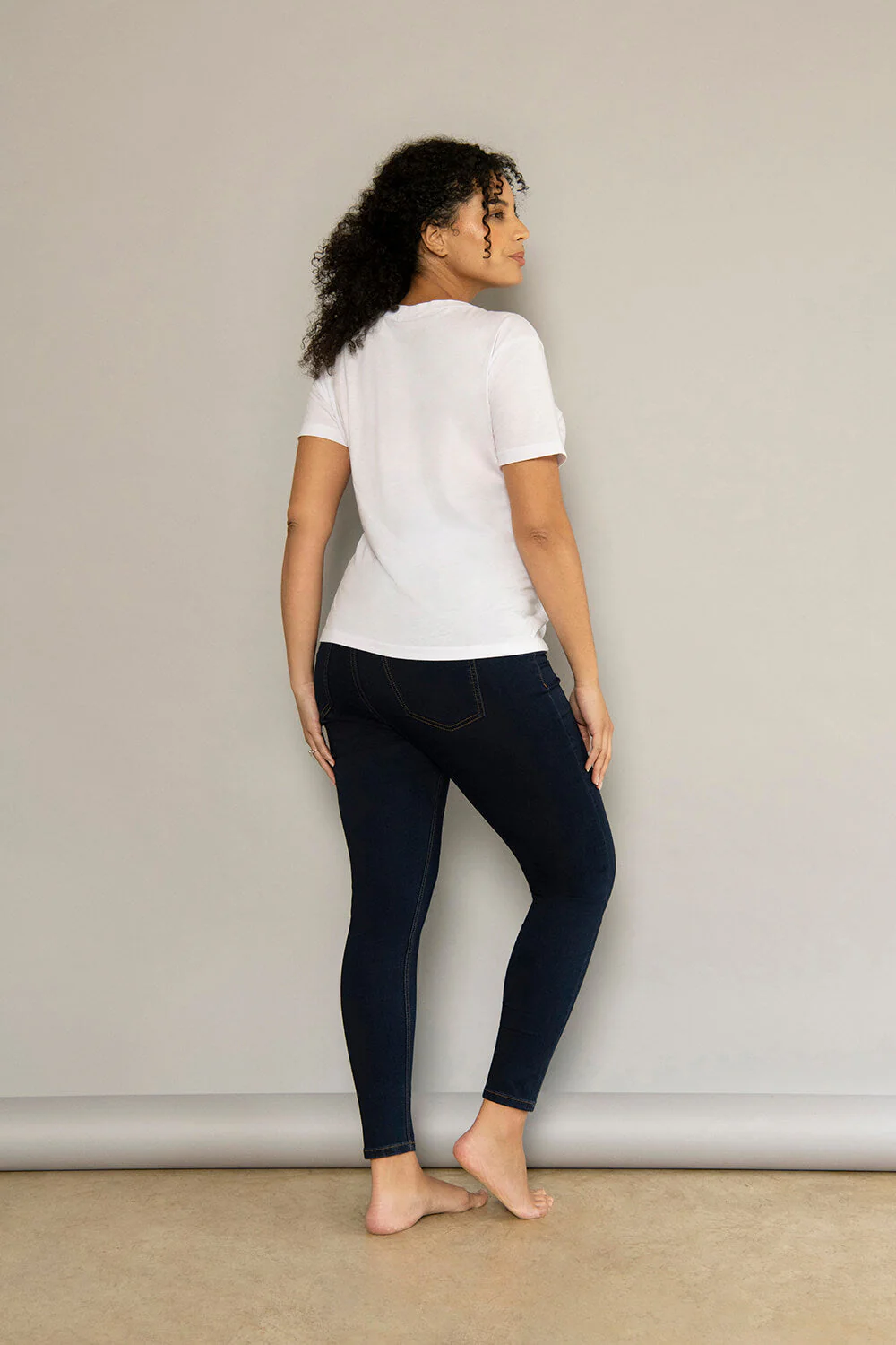 Maternity Jeggings - Dark Blue - Image 2