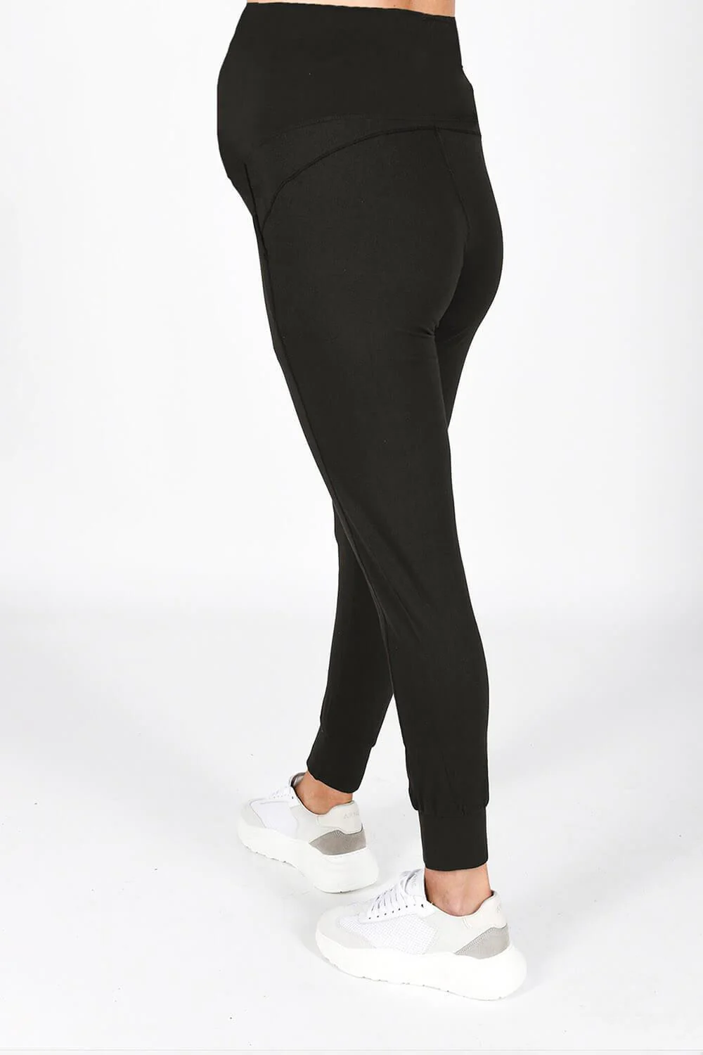 Maternity Recharge Joggers - Midnight Black - Image 3