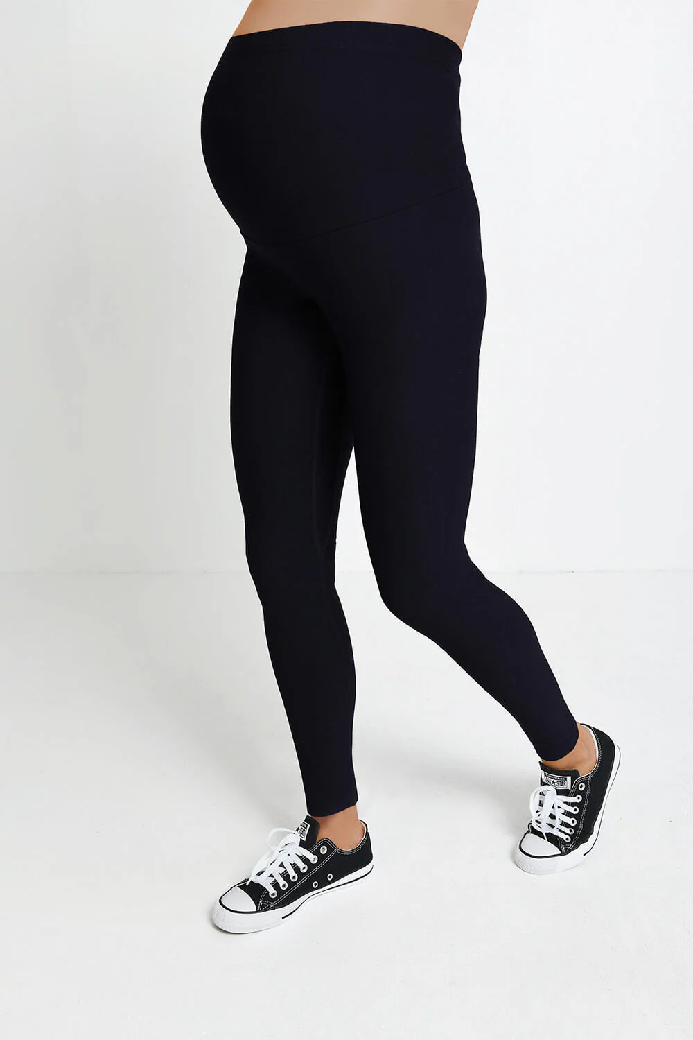 Maternity Winter Everyday Leggings - Vintage Navy - Image 5