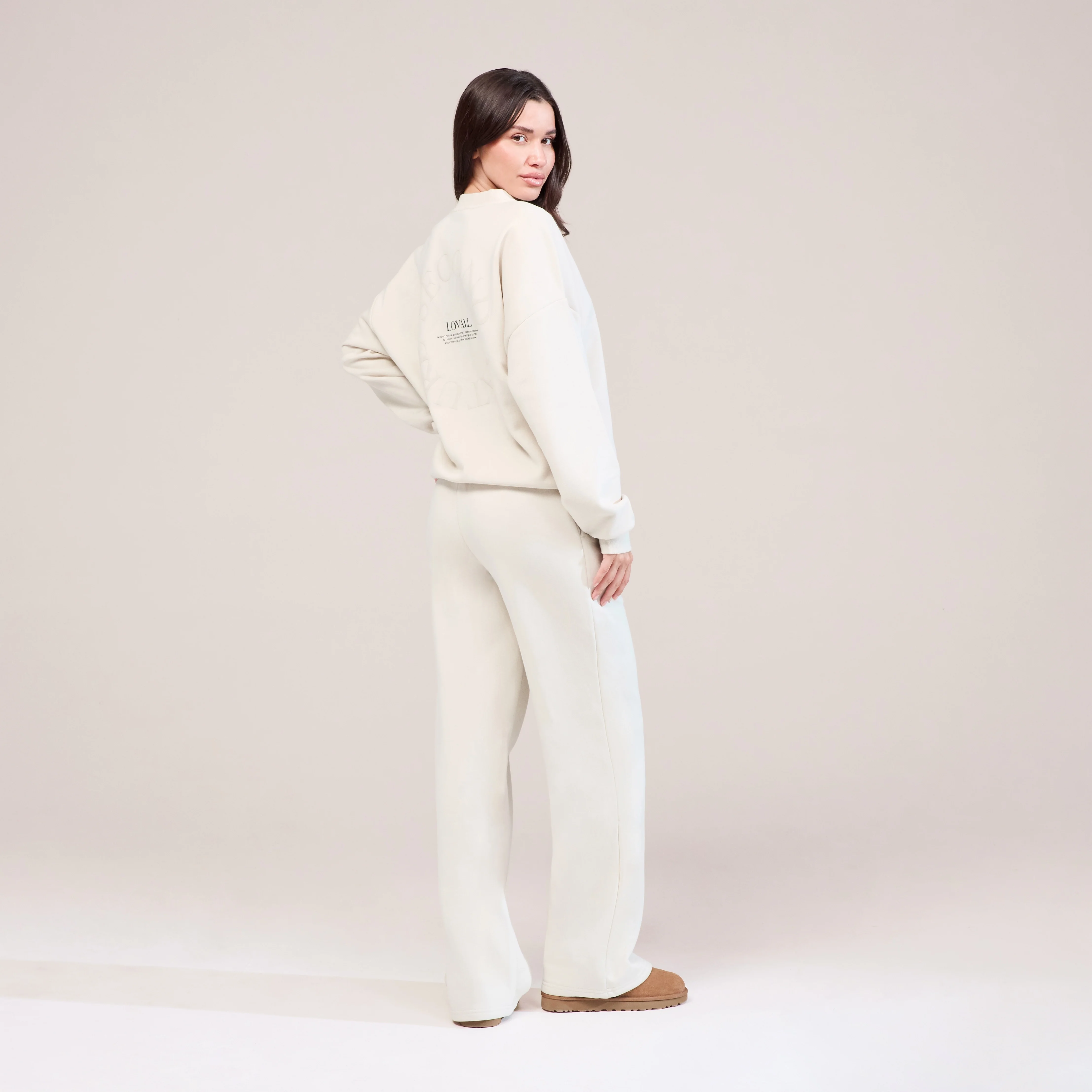 Organic Oversized Sweatshirt Second Nature - Ecru - Image 3