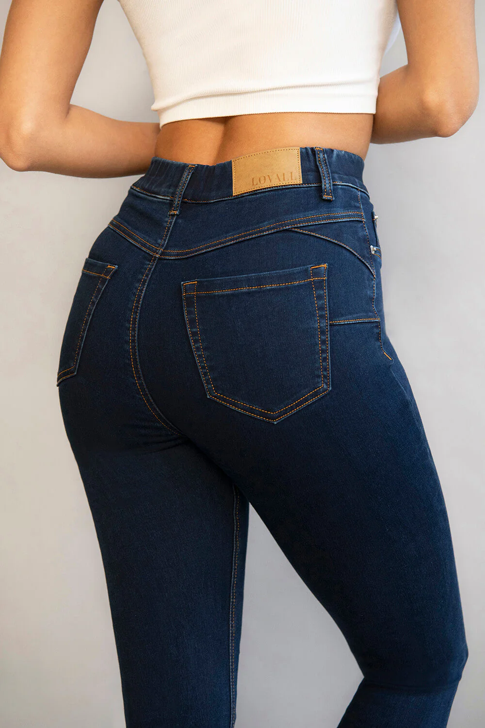Curve Ultimate Ankle Grazer Jeggings - Dark Blue - Image 5