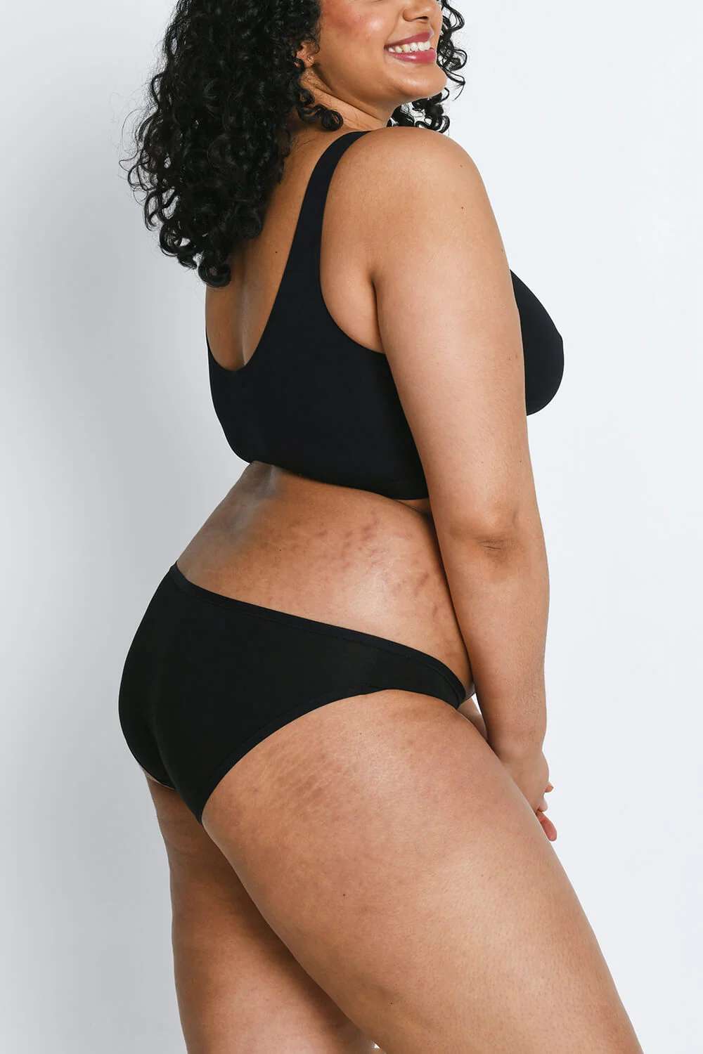 Curve Cotton Blend Bikini Knickers 3 Pack - Image 2