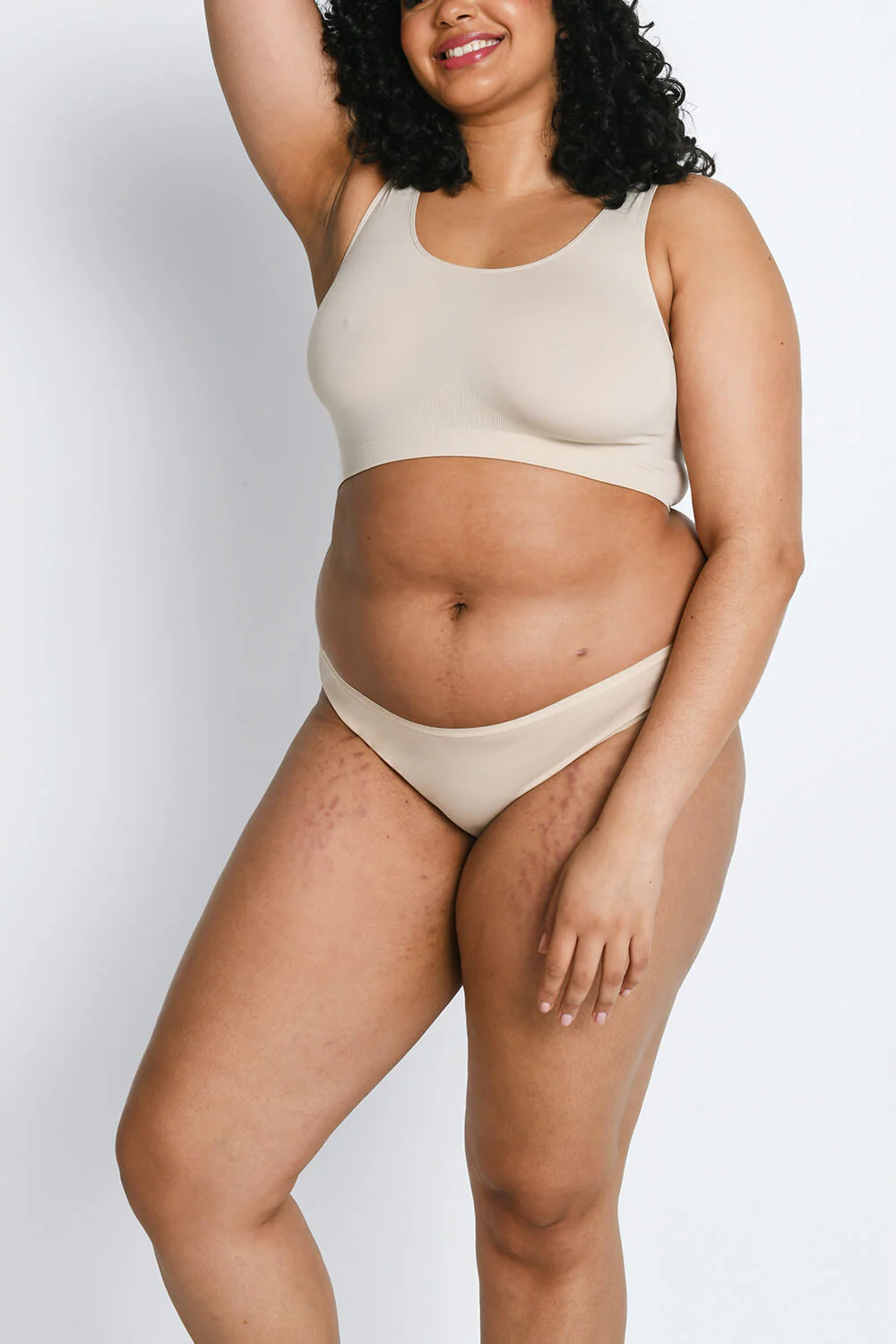 Curve Cotton Blend Bikini Knickers 3 Pack - Image 3