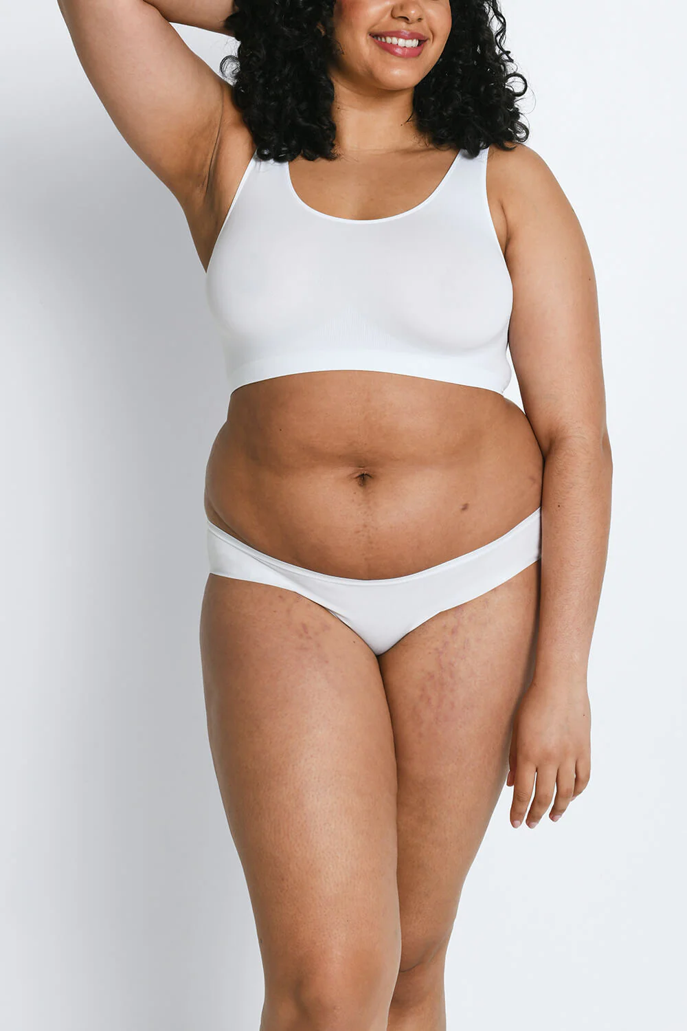 Curve Cotton Blend Brazilian Knickers 3 Pack - Image 6
