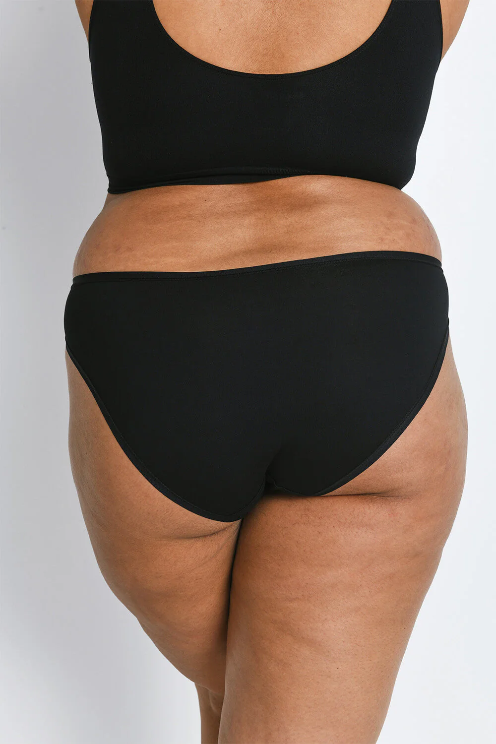 Curve Cotton Blend High Leg Knickers 3 Pack - Image 4
