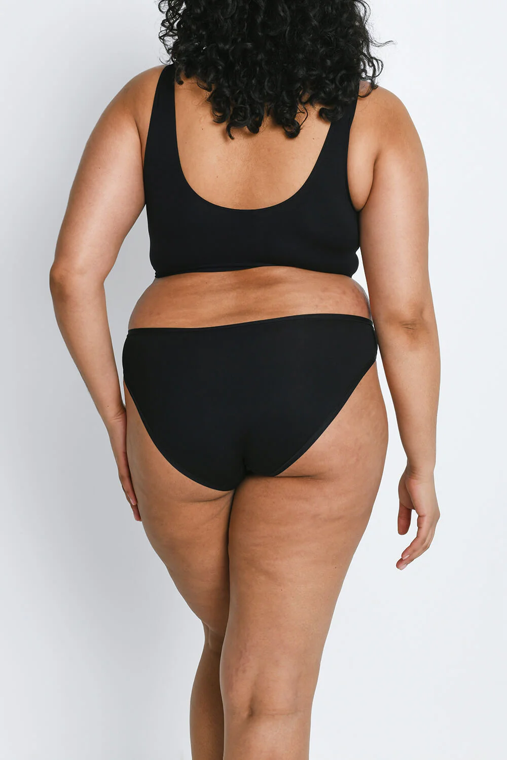Curve Cotton Blend High Leg Knickers 3 Pack - Image 5