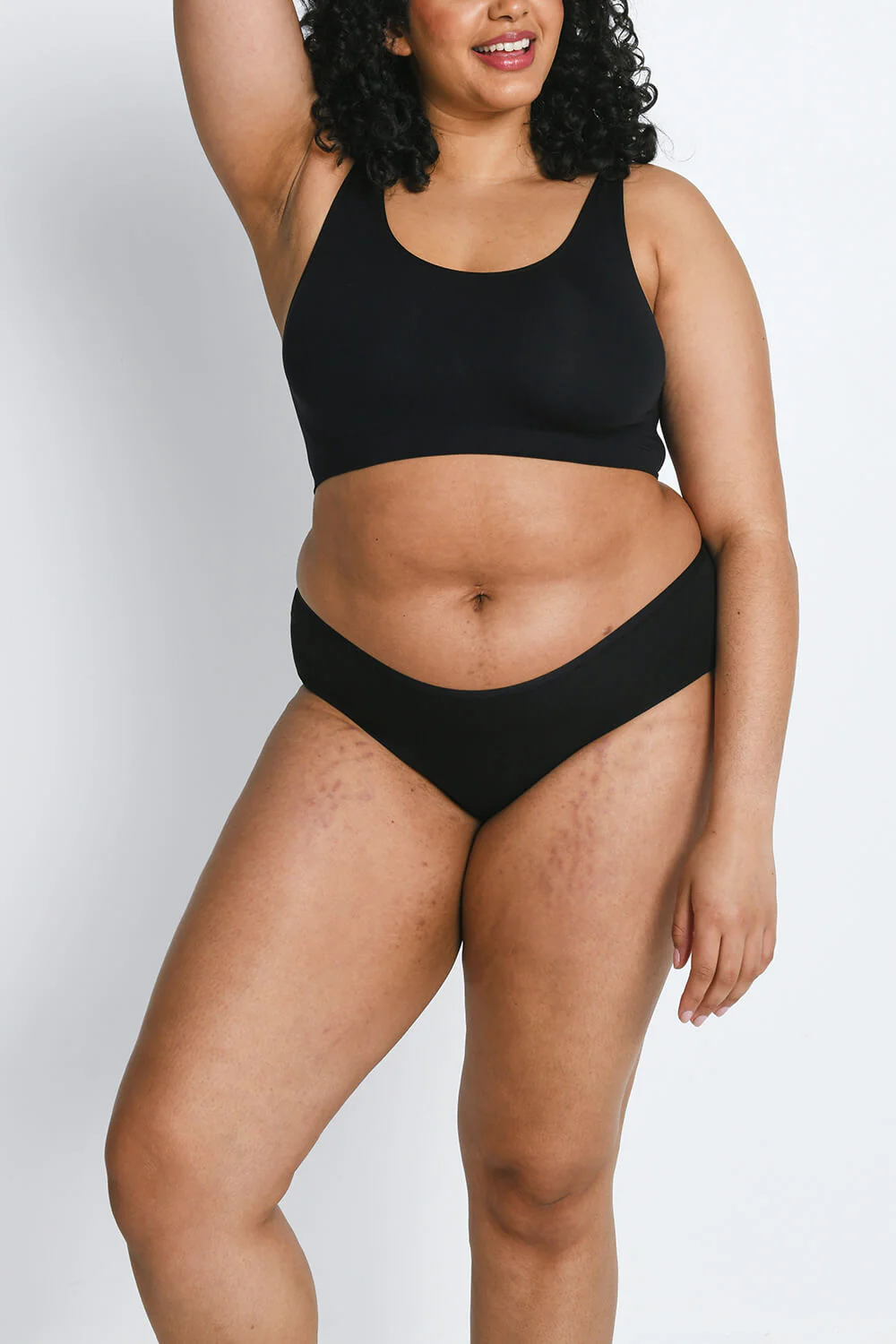 Curve Cotton Blend Blend Midi Knickers 3 Pack