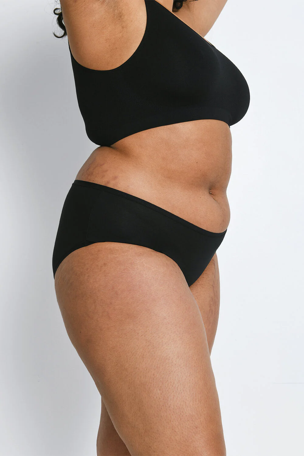Curve Cotton Blend Blend Midi Knickers 3 Pack - Image 3