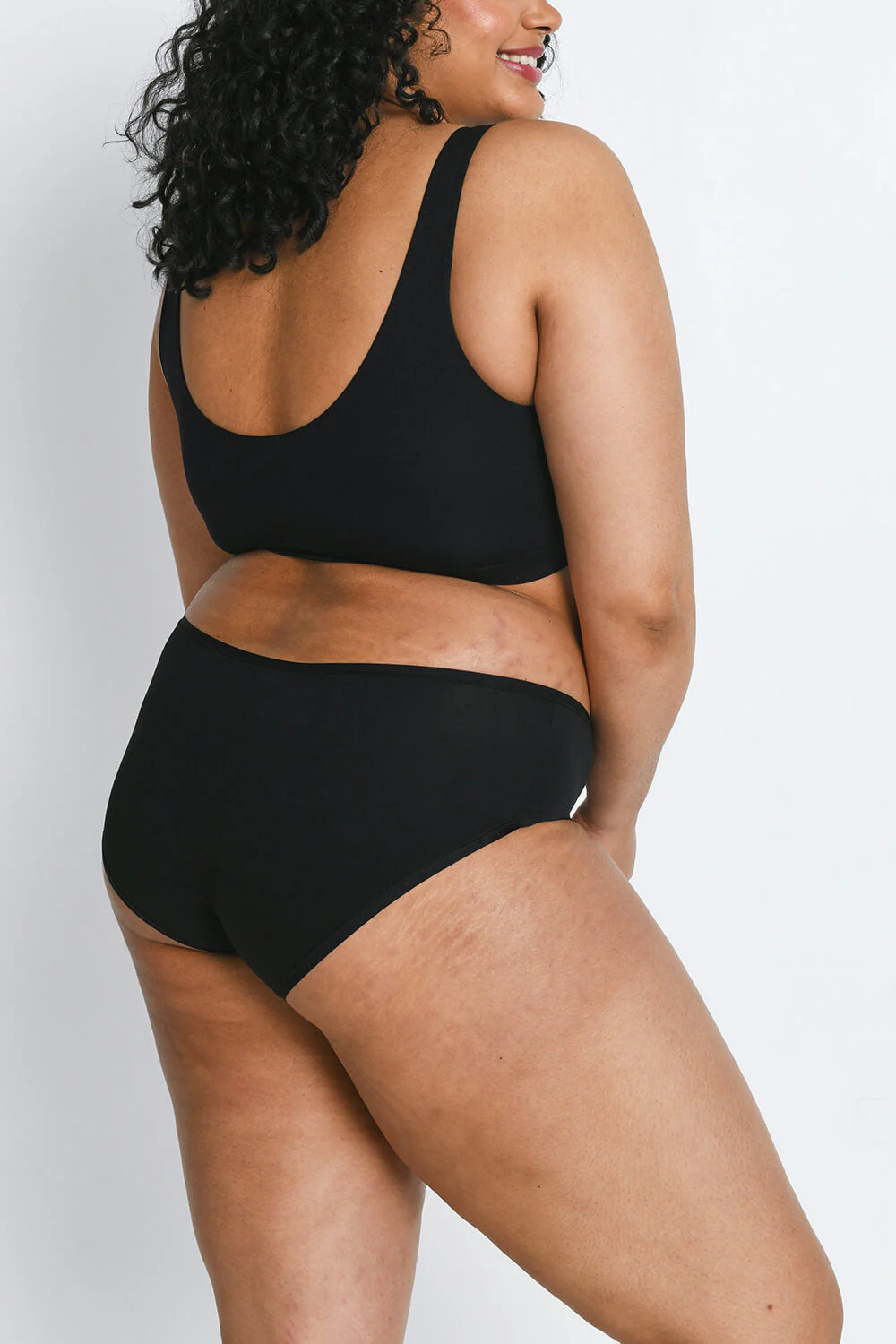 Curve Cotton Blend Blend Midi Knickers 3 Pack - Image 5