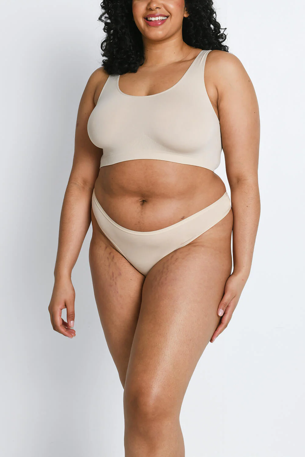 Curve Cotton Blend Thongs 3 Pack - Image 3
