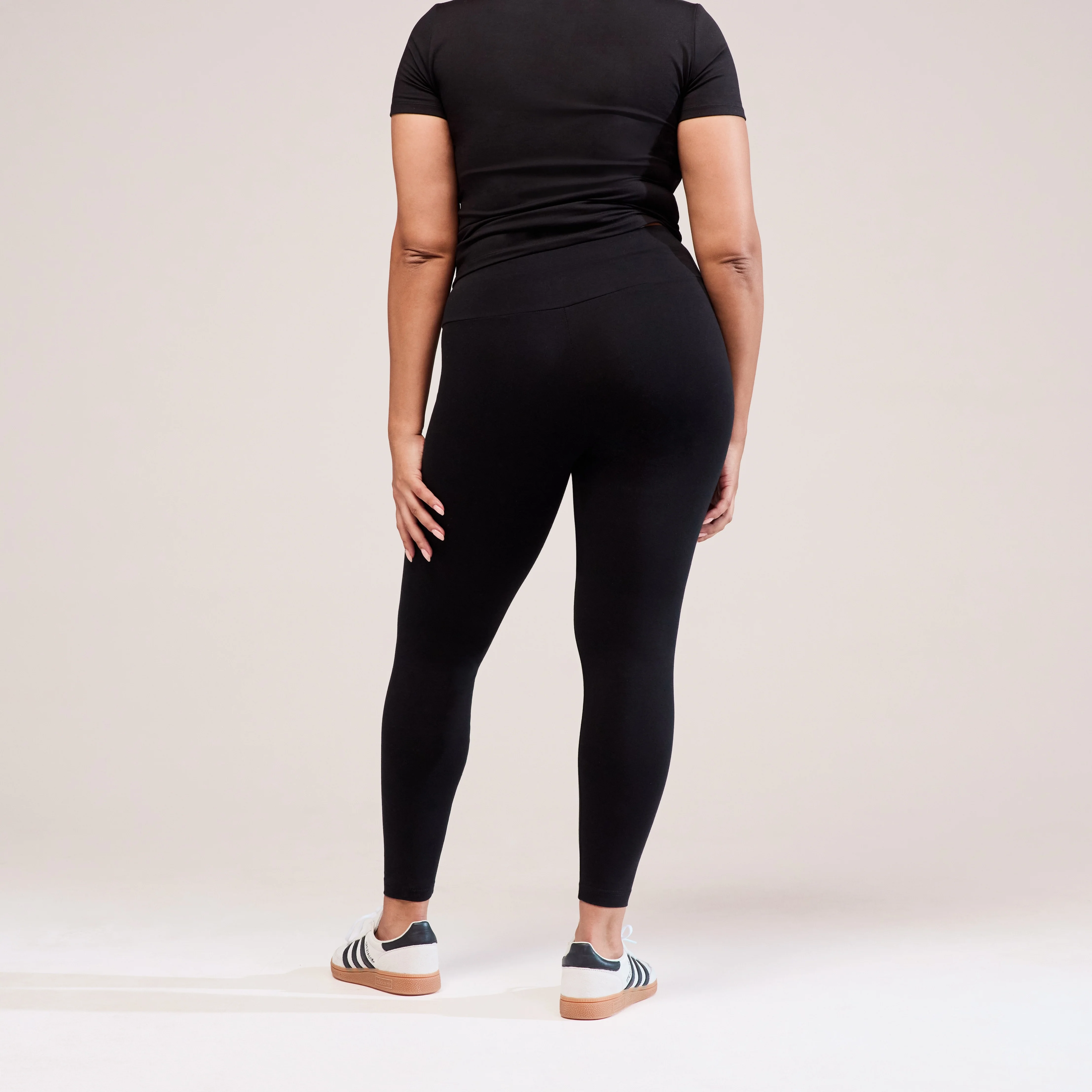 Curve Everyday High Waisted Leggings - Black - Image 3