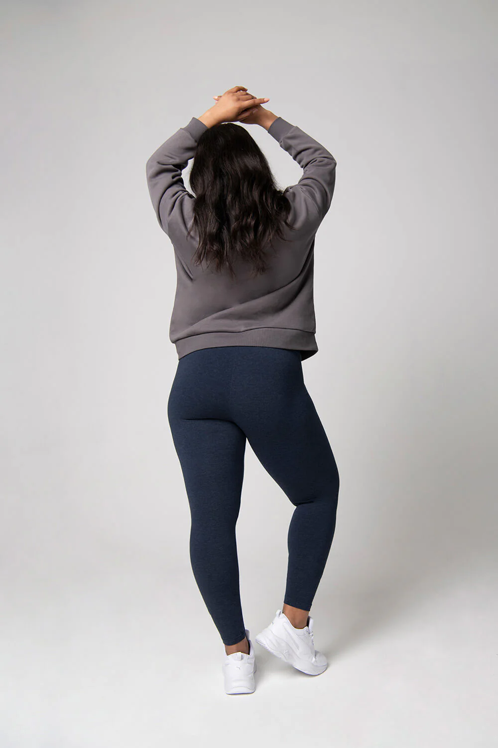 Curve Everyday High Waisted Leggings - Infinity Blue Marl - Image 3