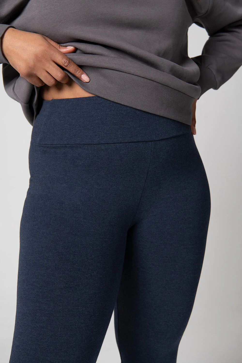 Curve Everyday High Waisted Leggings - Infinity Blue Marl - Image 4