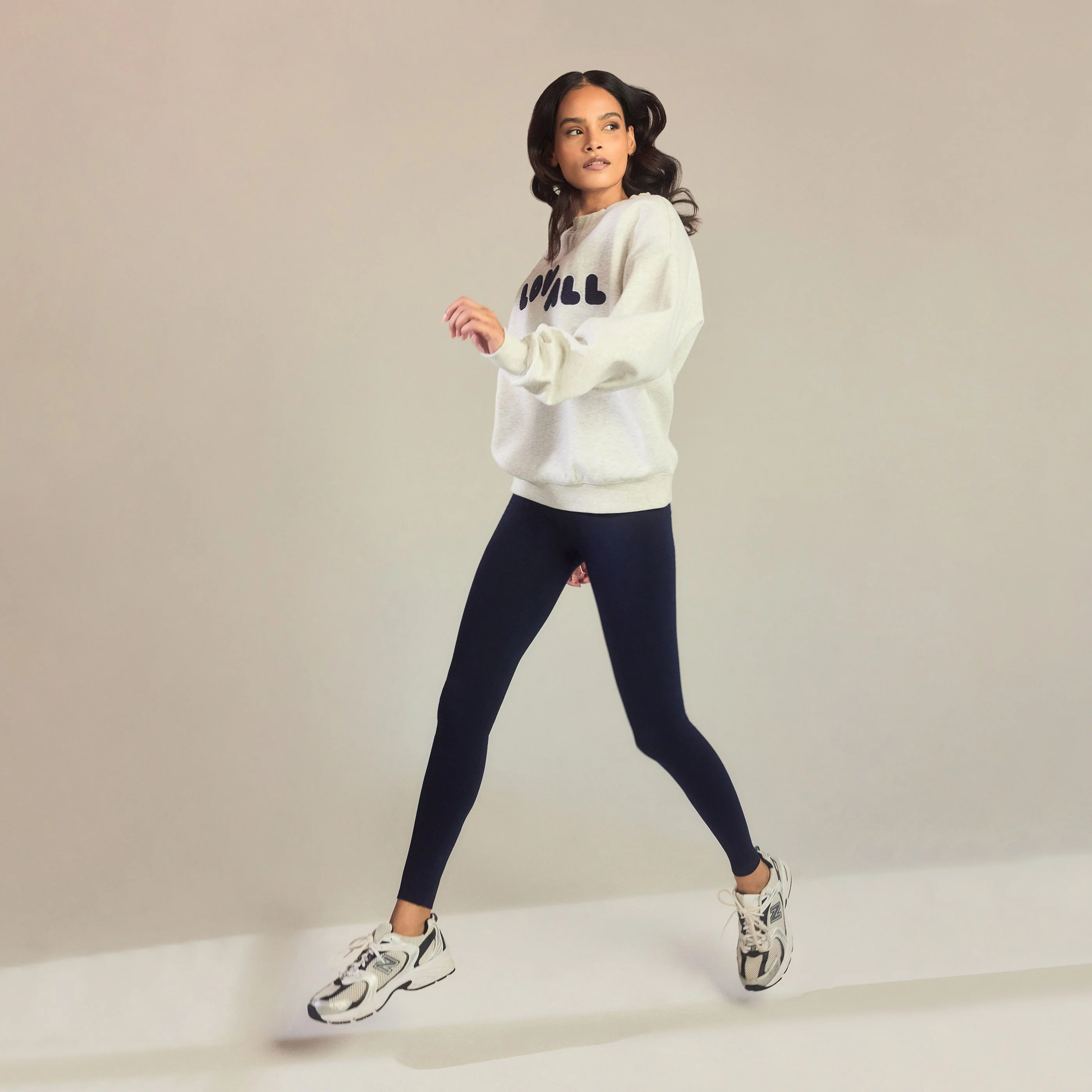 Curve Everyday High Waisted Leggings - Navy Blue - Image 5