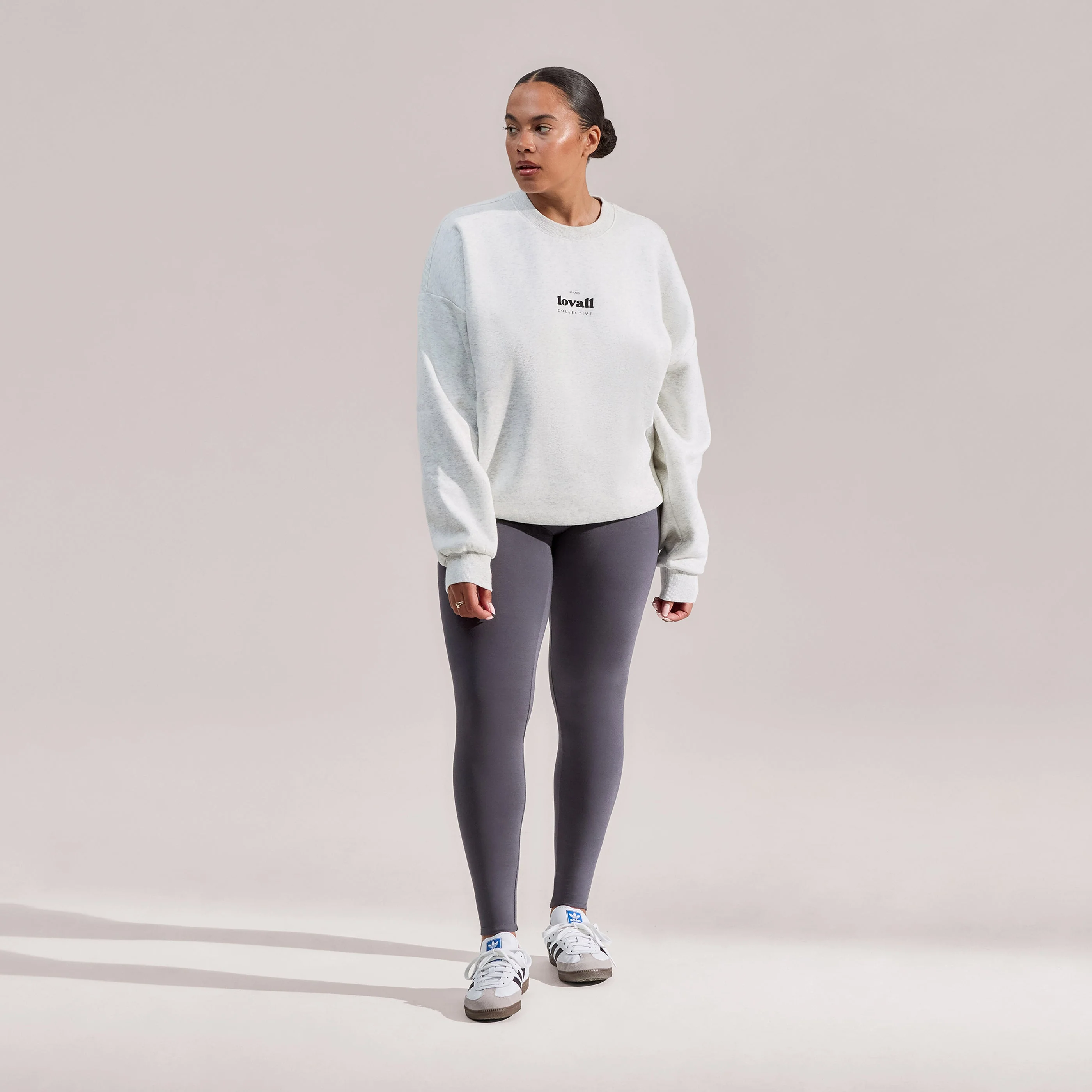 Curve Everyday High Waisted Leggings - Odyssey Grey - Image 3
