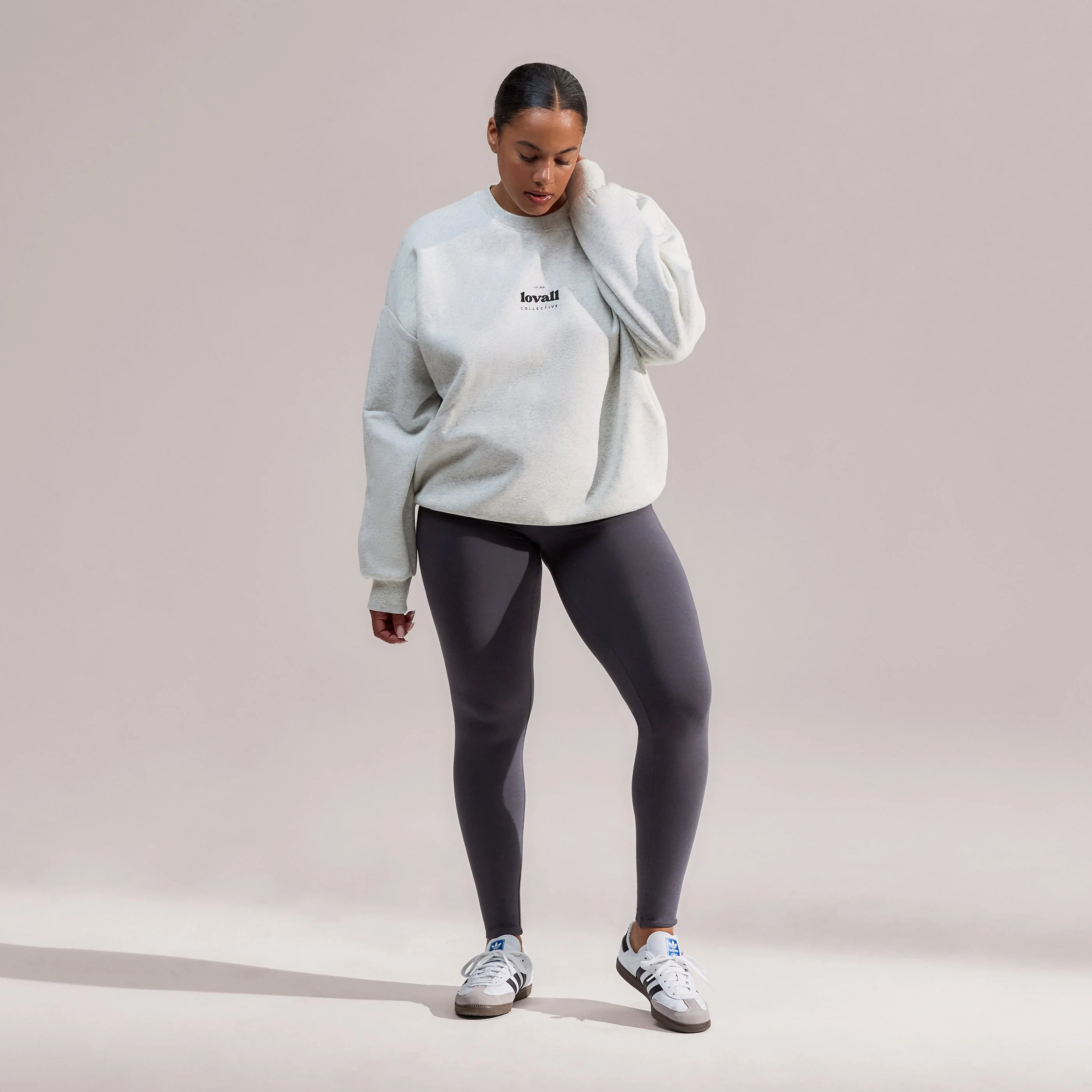 Curve Everyday High Waisted Leggings - Odyssey Grey - Image 4
