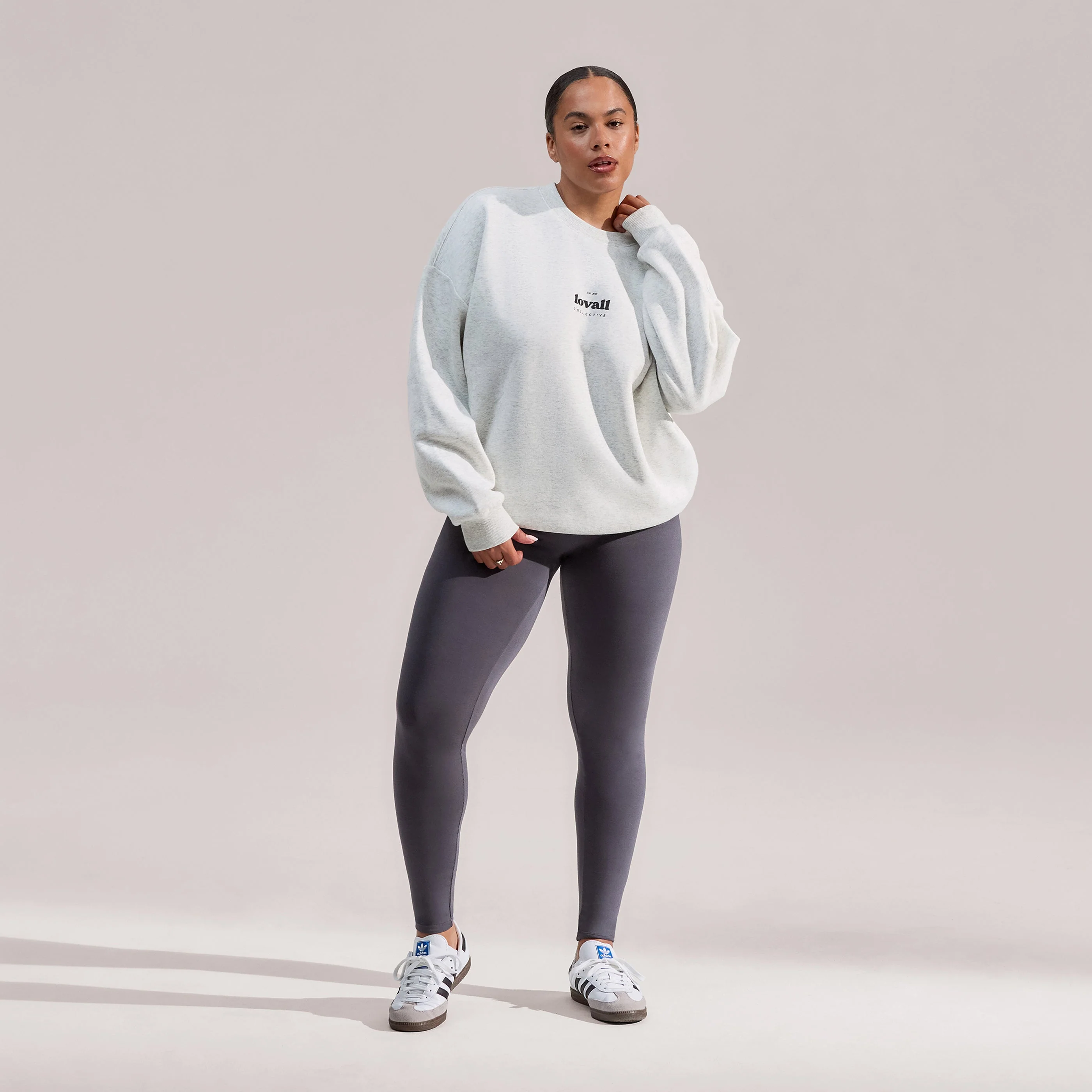 Curve Everyday High Waisted Leggings - Odyssey Grey - Image 5