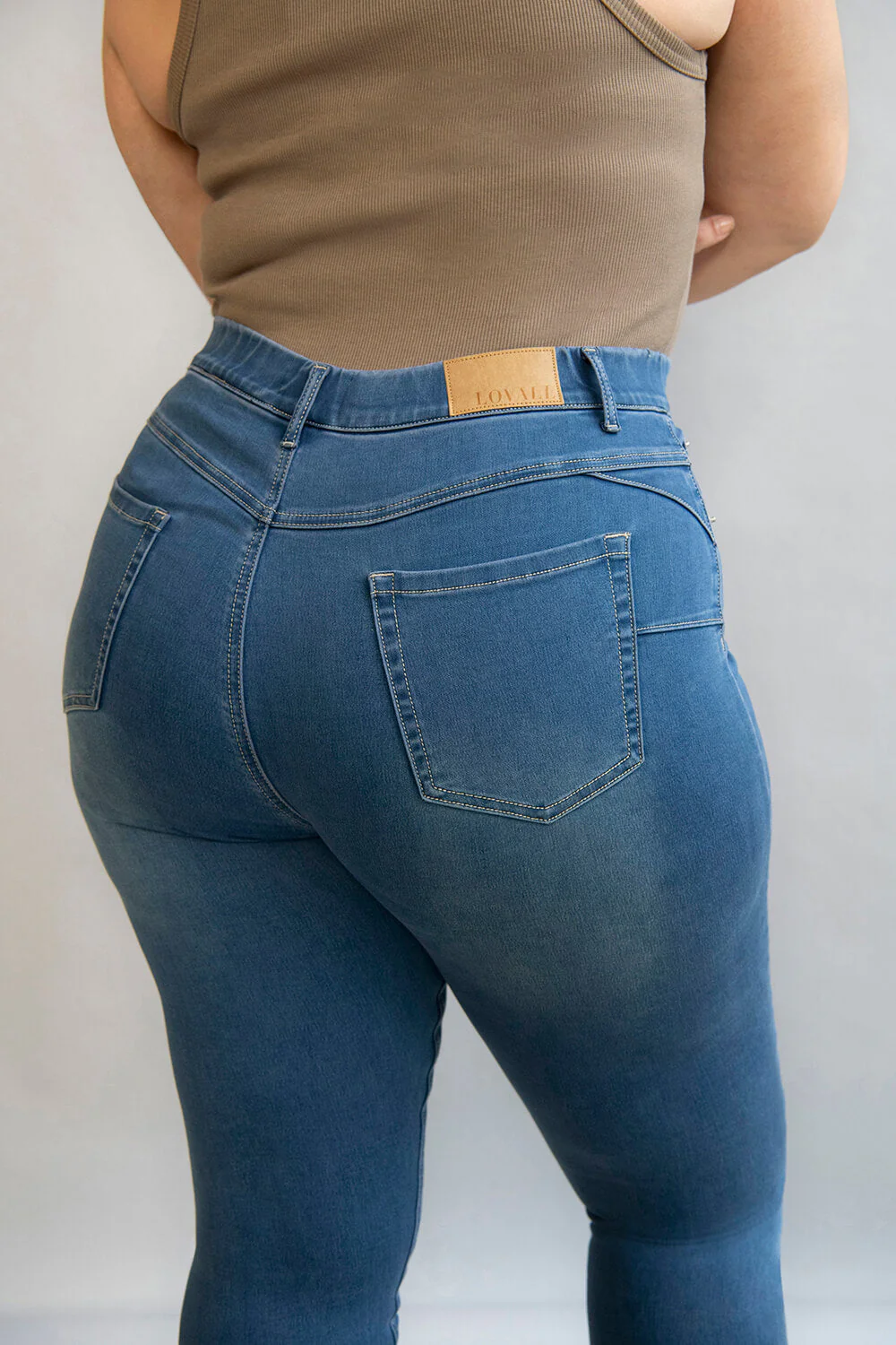 Curve Ultimate Jeggings - Mid Blue - Image 5