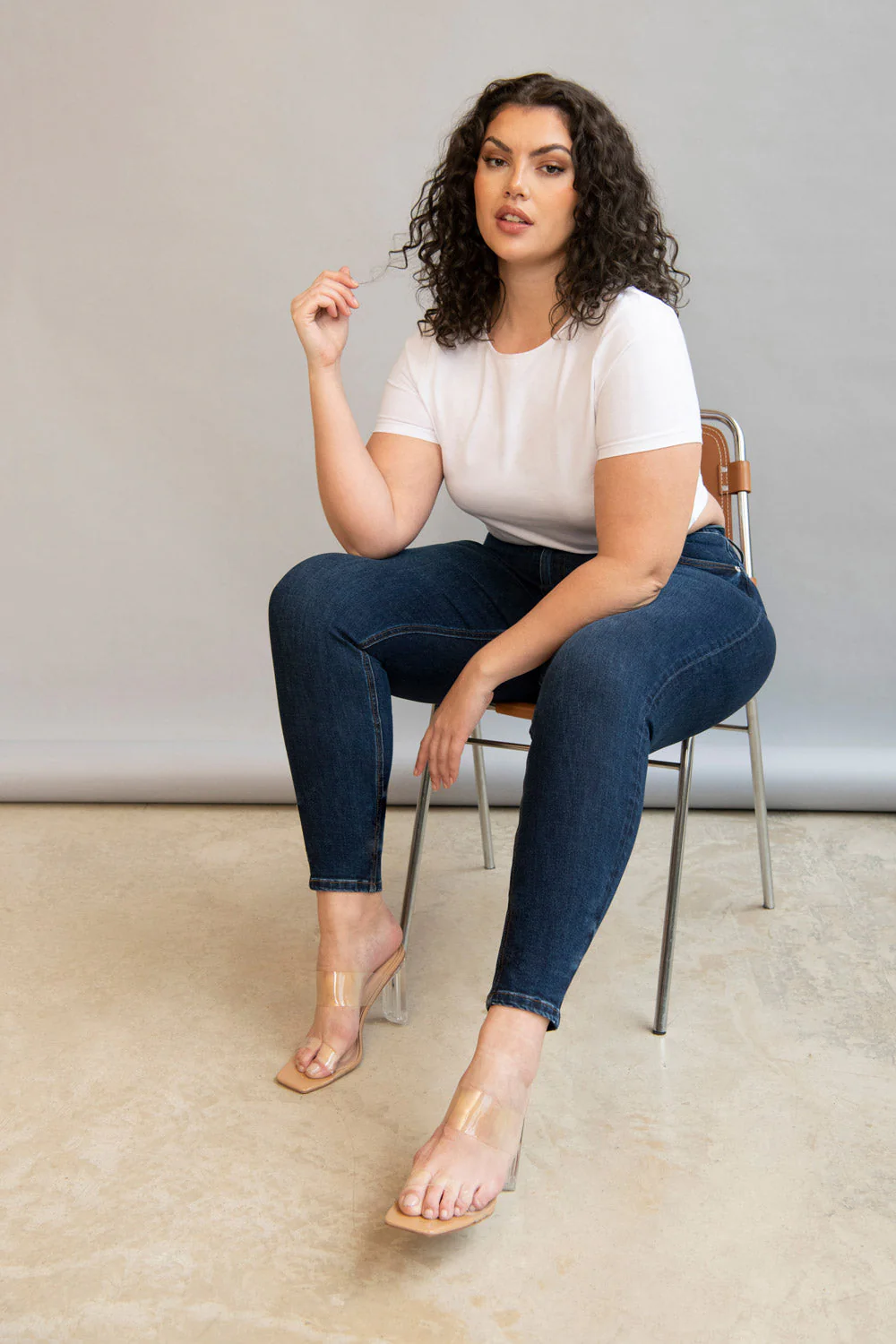 Curve Lift & Shape Jeans - Dark Blue - Image 2