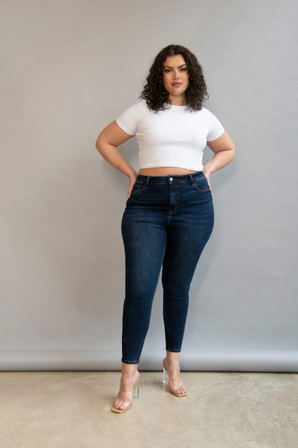 Curve Lift & Shape Jeans - Dark Blue - Image 5