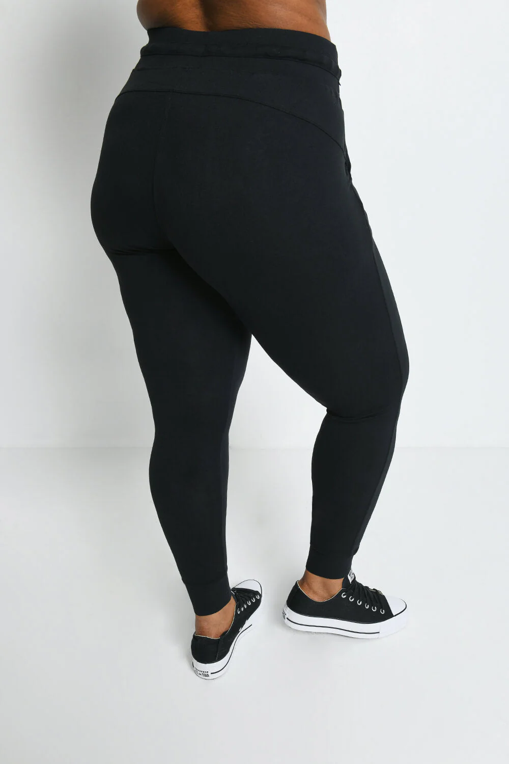 Curve Recharge High Waisted Joggers - Black - Image 4