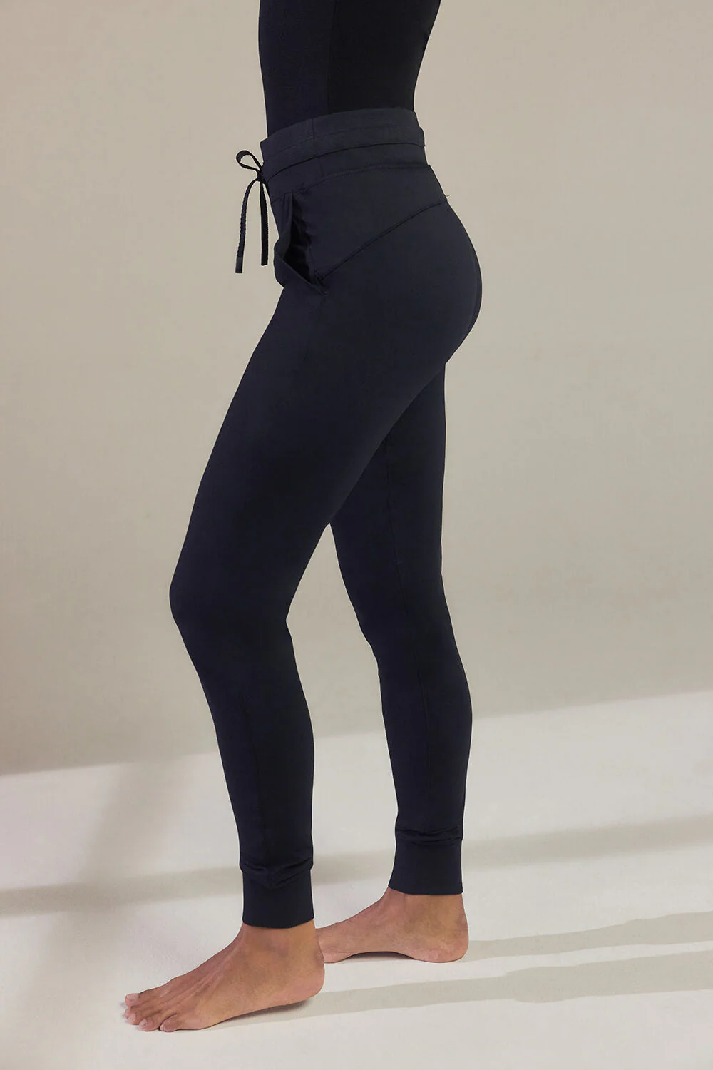 Recharge High Waisted Joggers - Midnight Black - Image 4