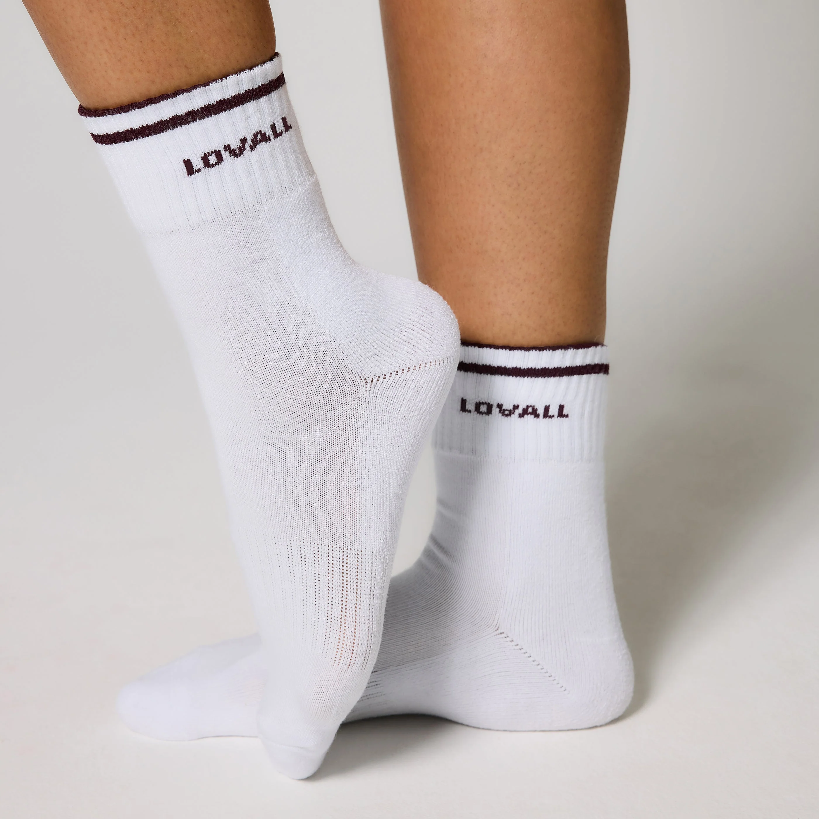 Ribbed Sports Socks - Black - Image 6