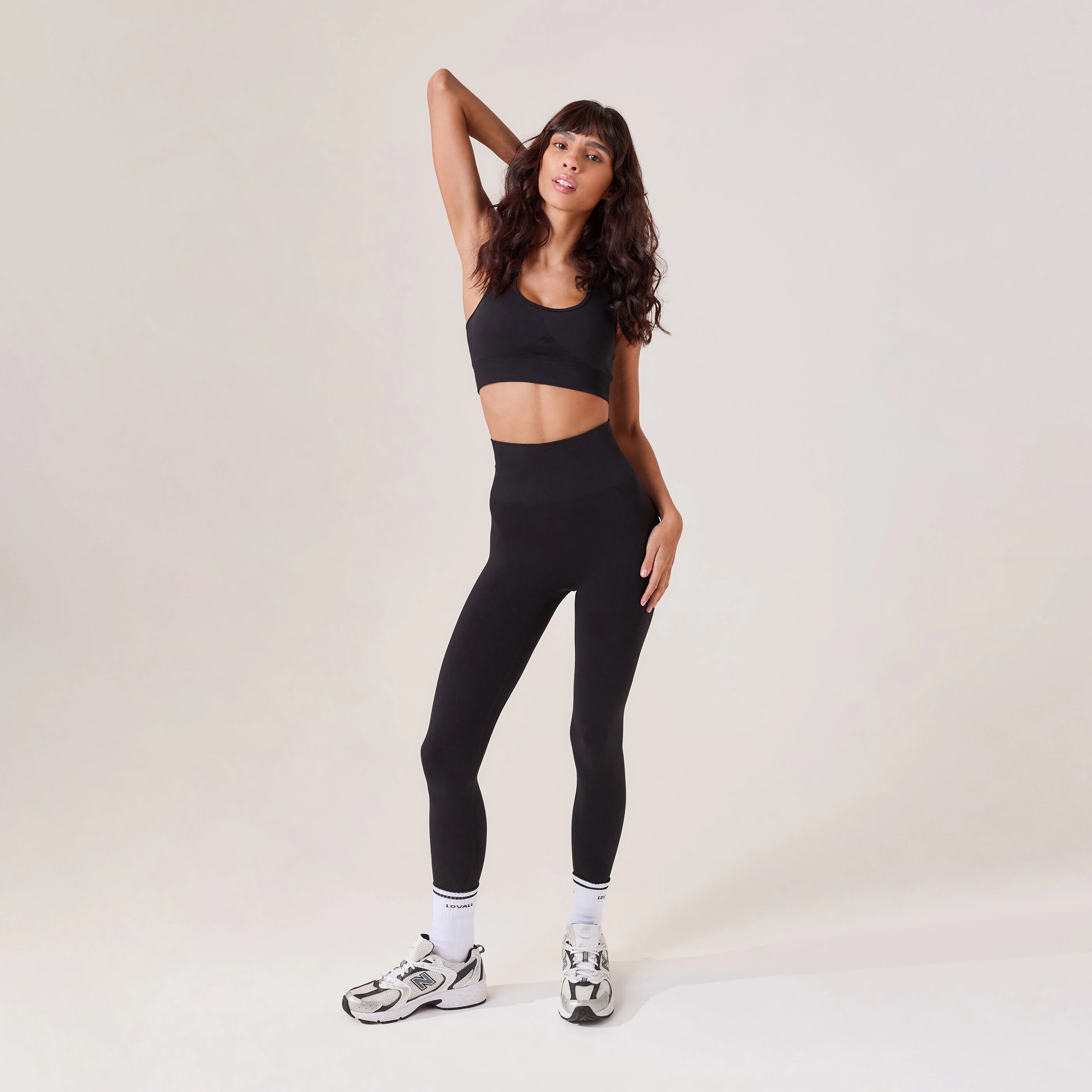Sculpt Seamless Leggings - Black - Image 2