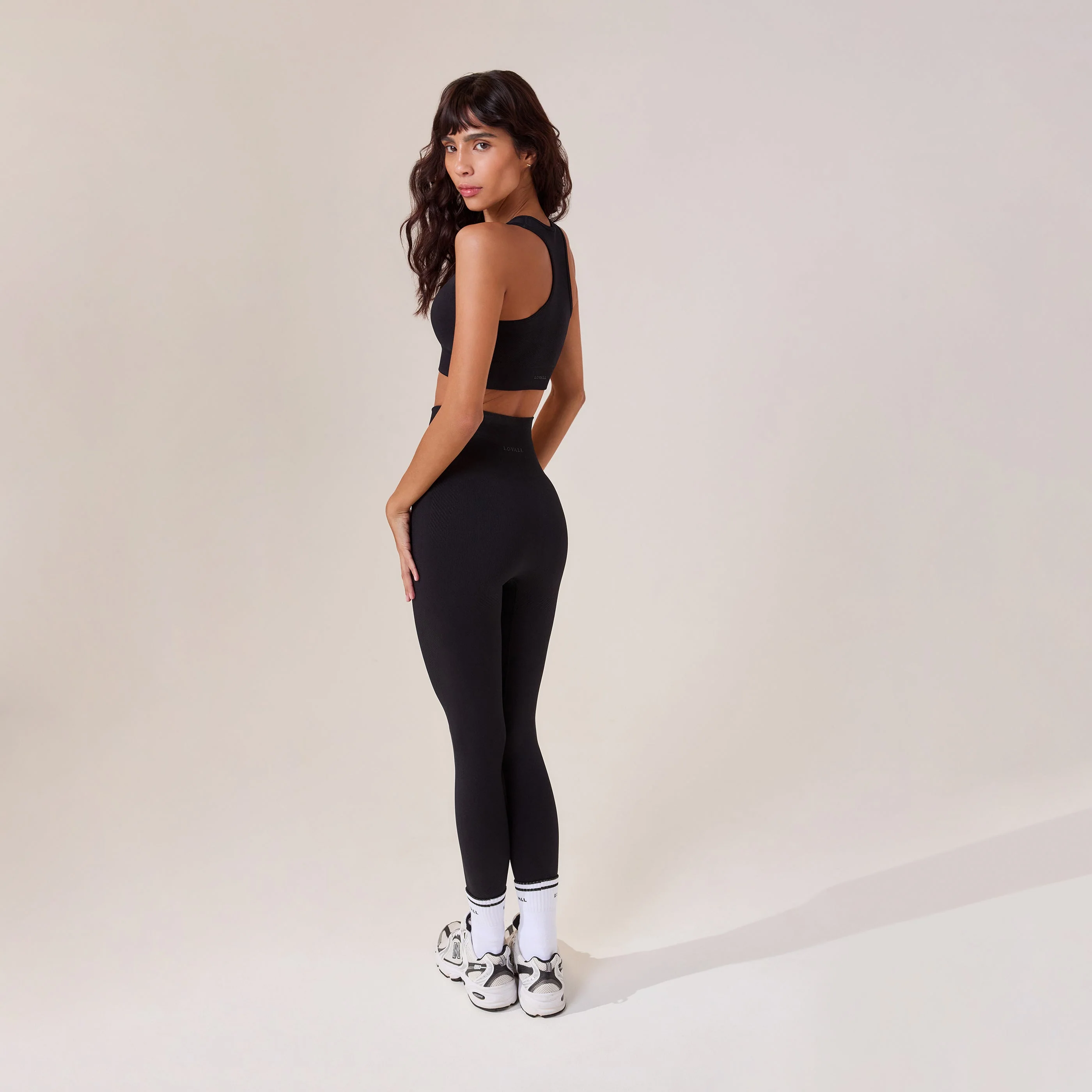 Sculpt Seamless Leggings - Black - Image 3