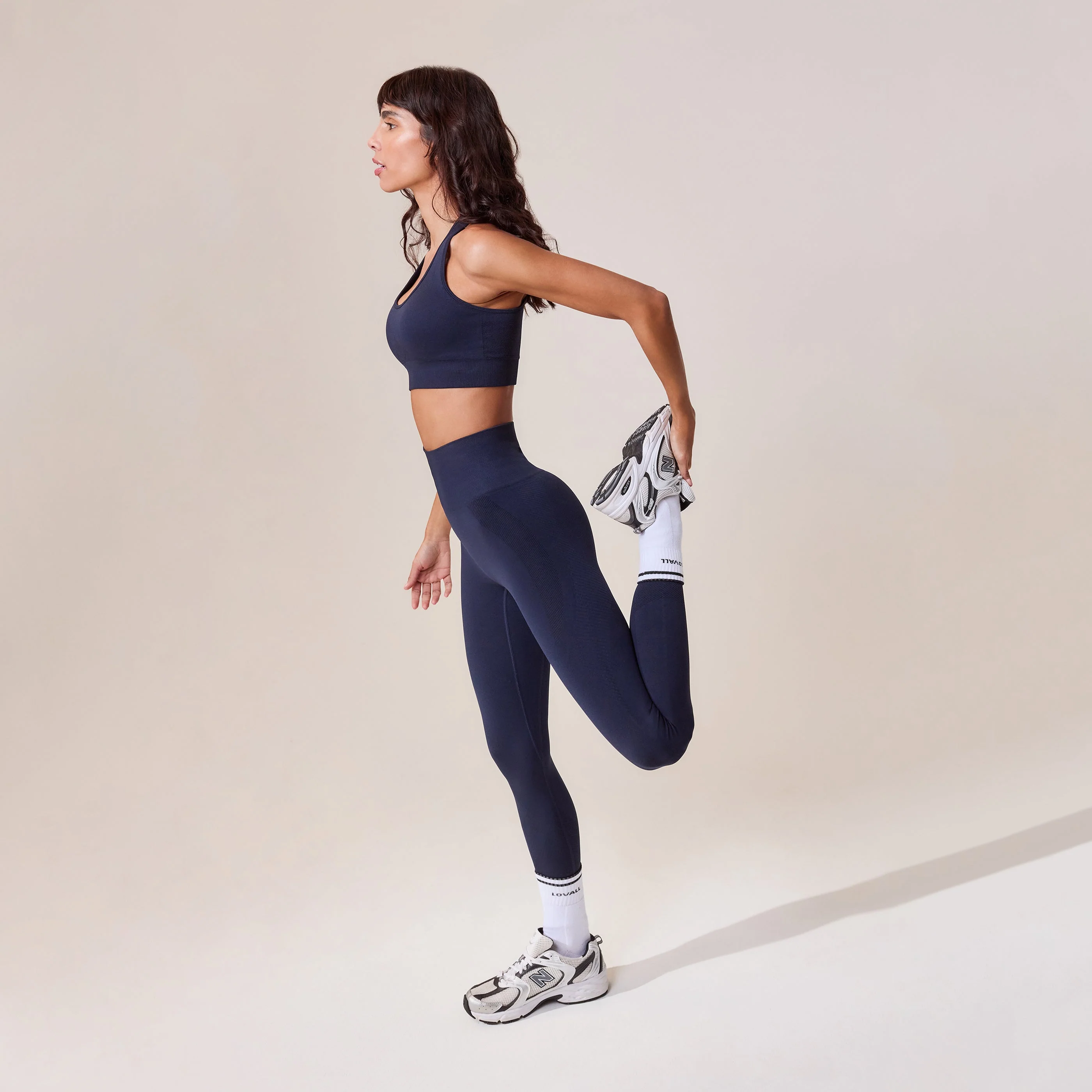 Sculpt Seamless Leggings - Deep Navy - Image 6