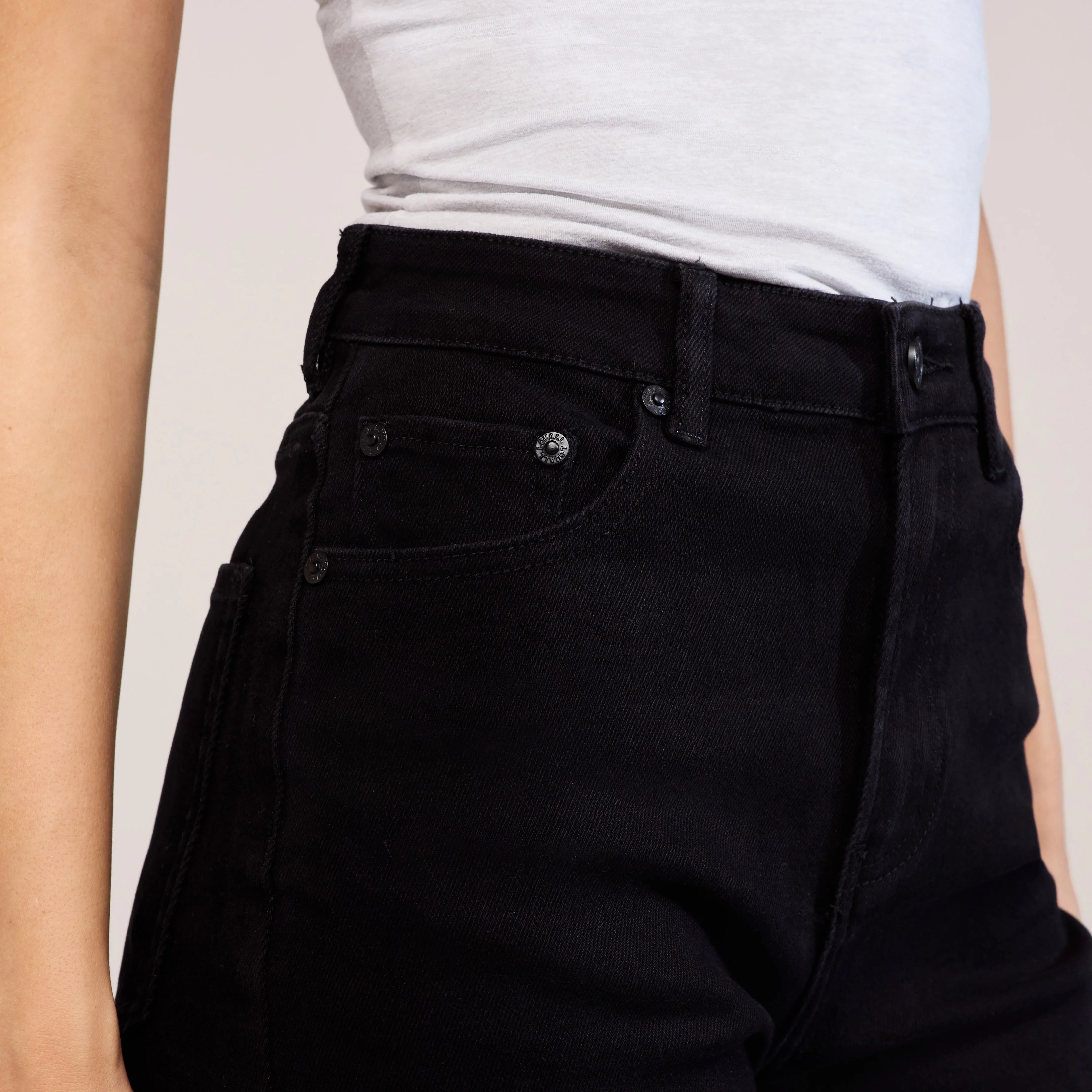 Straight Jeans - Black - Image 4
