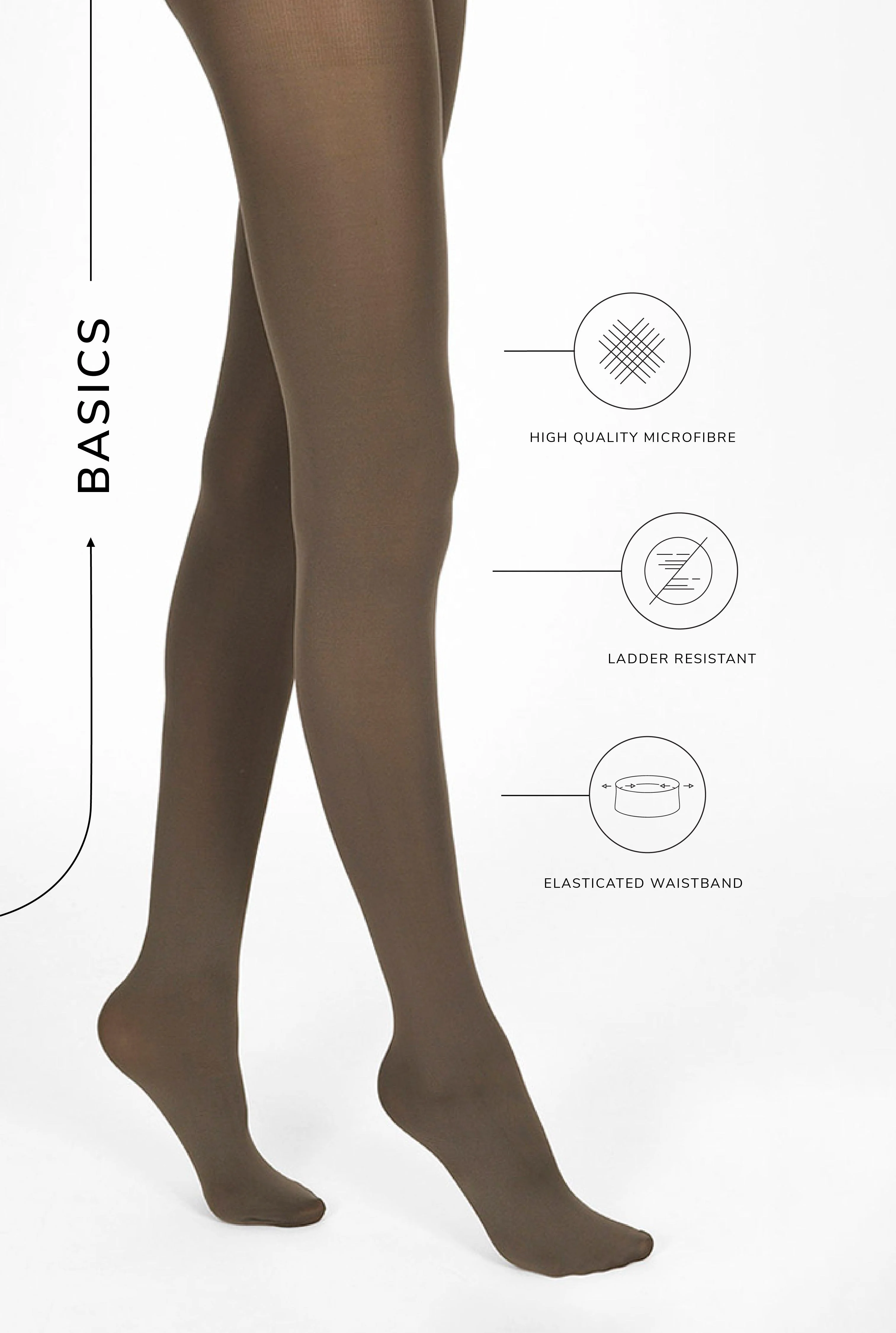 Tights - Storm Grey - Image 3