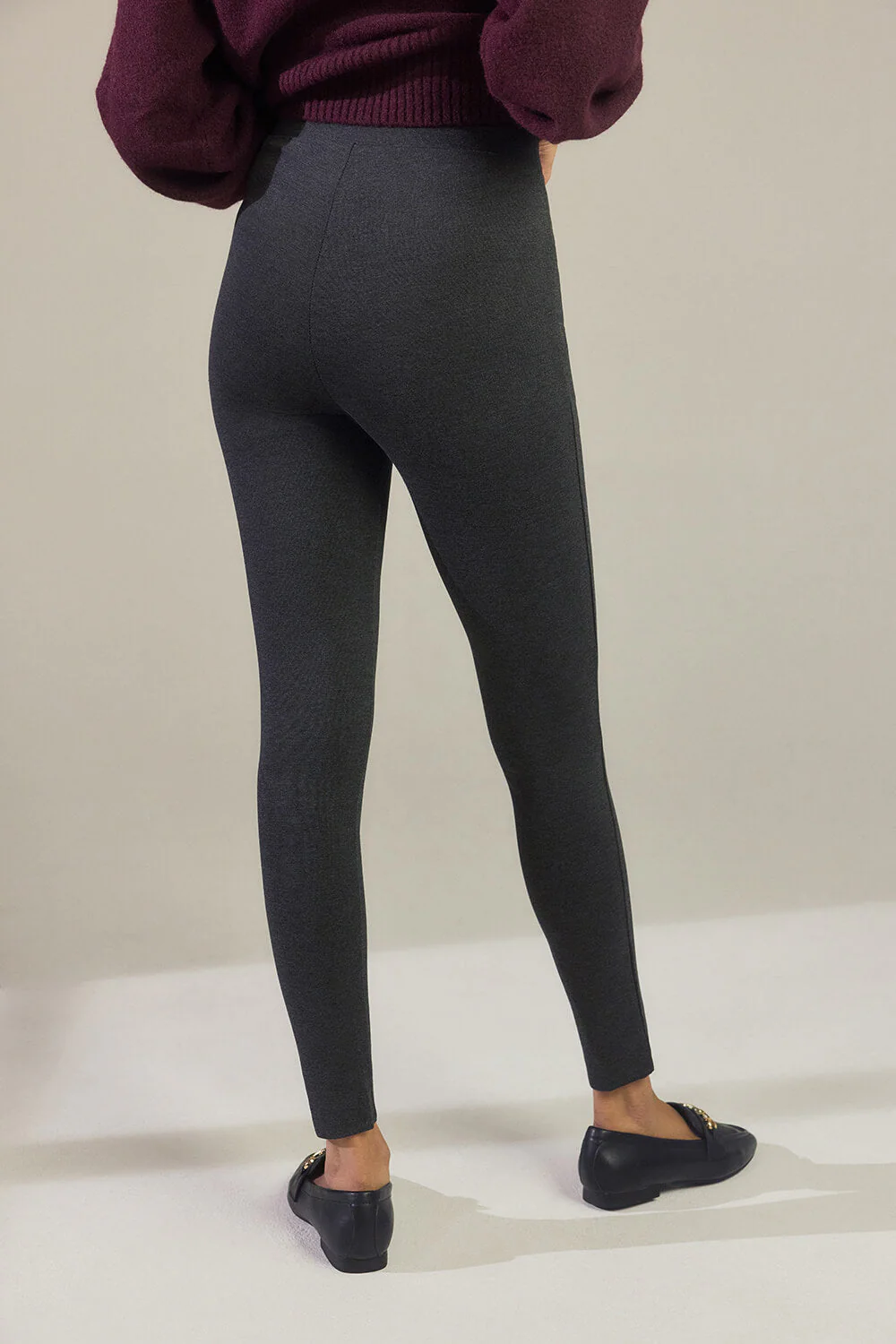Treggings - Grey Marl - Image 7