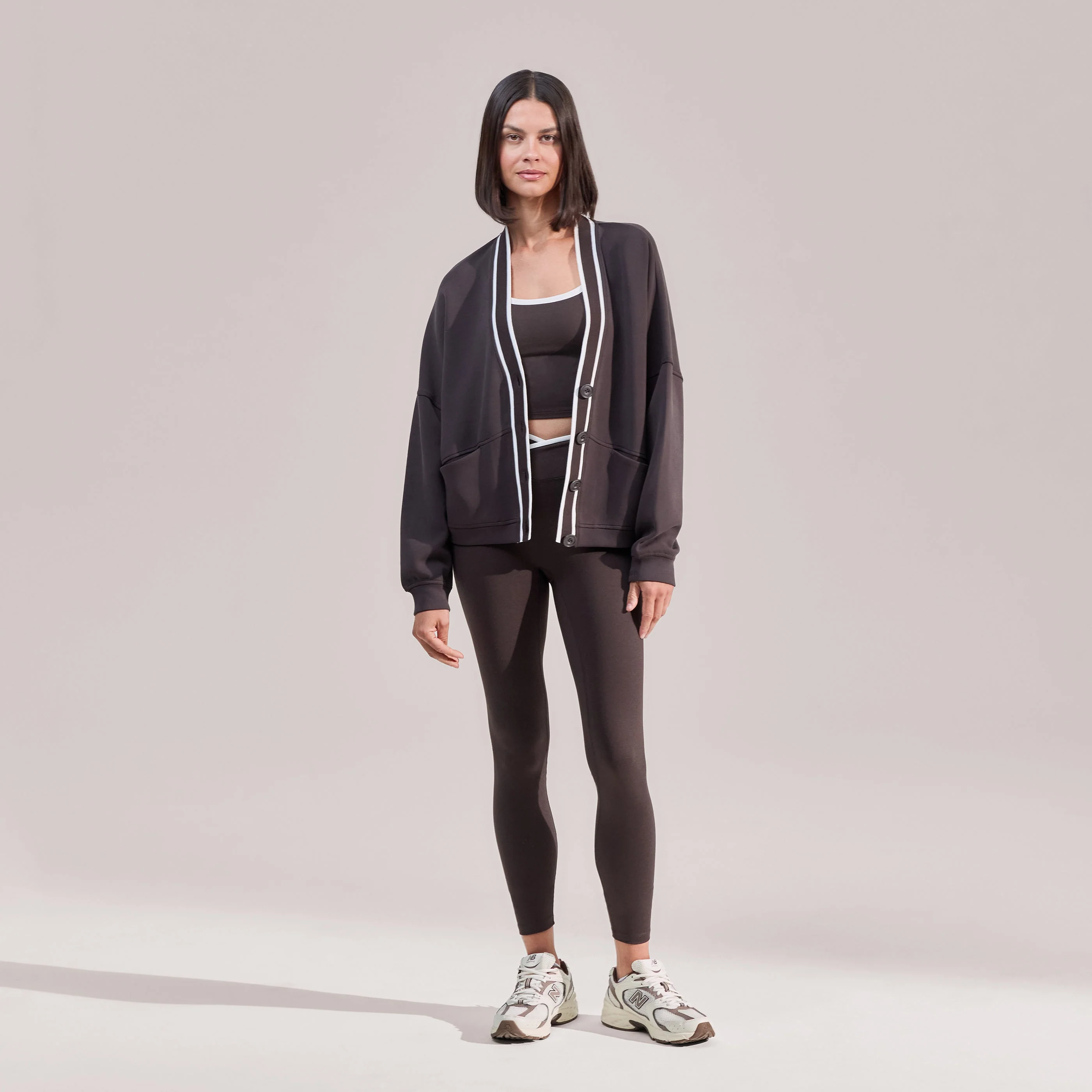 Ultimate Everyday Cardigan - Black Coffee - Image 2