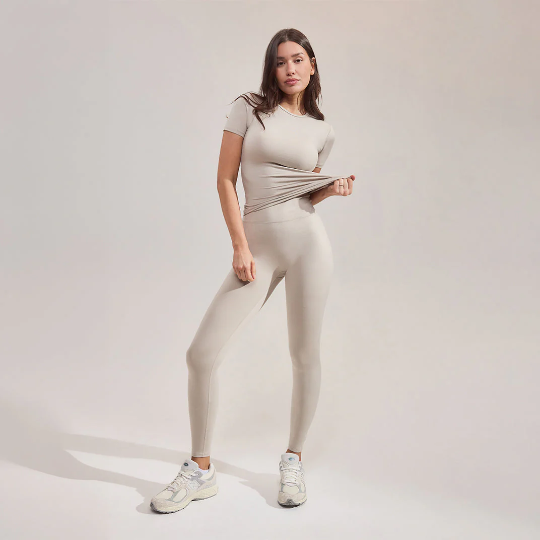 Ultimate Everyday Leggings - Oatmeal Beige - Image 3