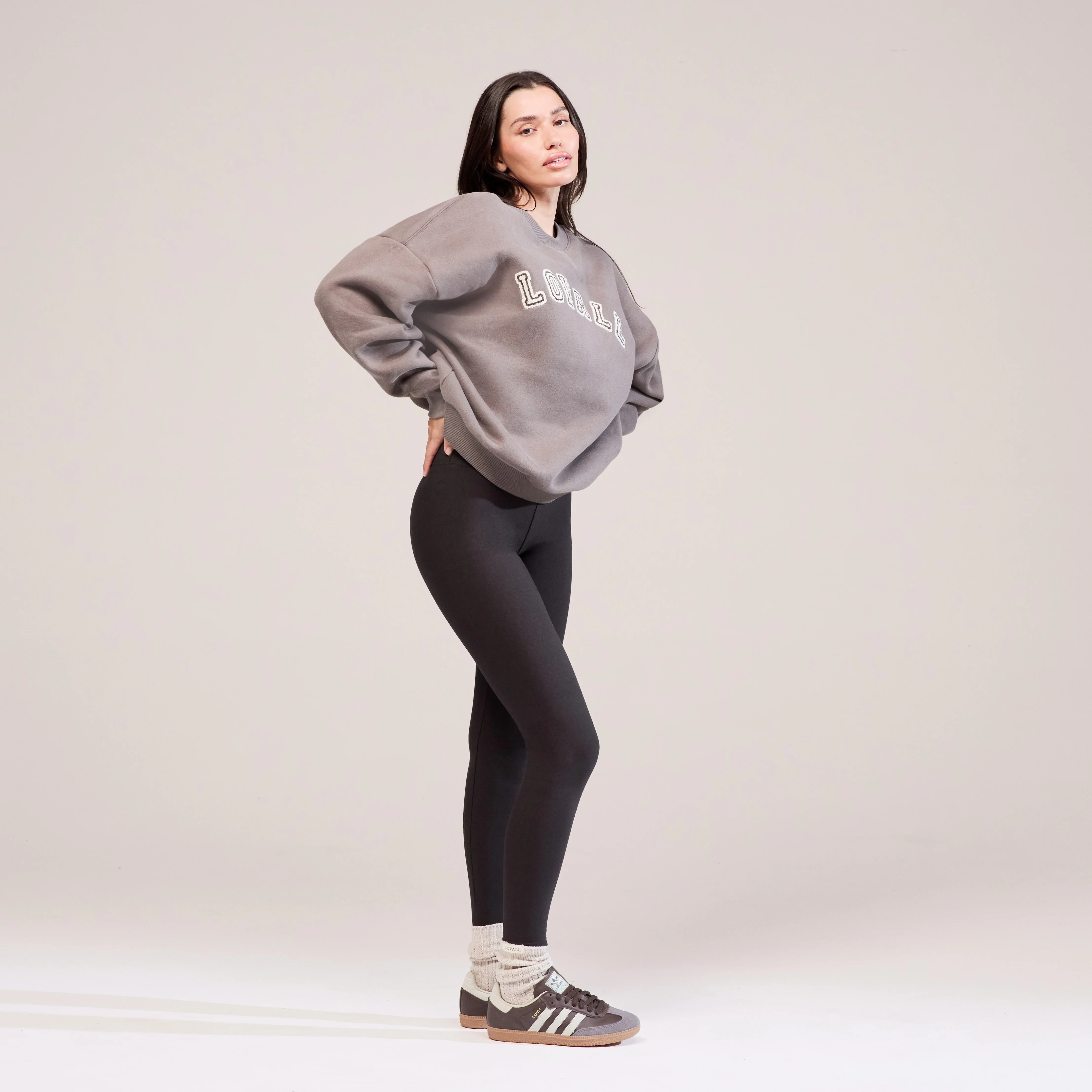 Winter Everyday High Waisted Leggings - Black Coffee - Image 5