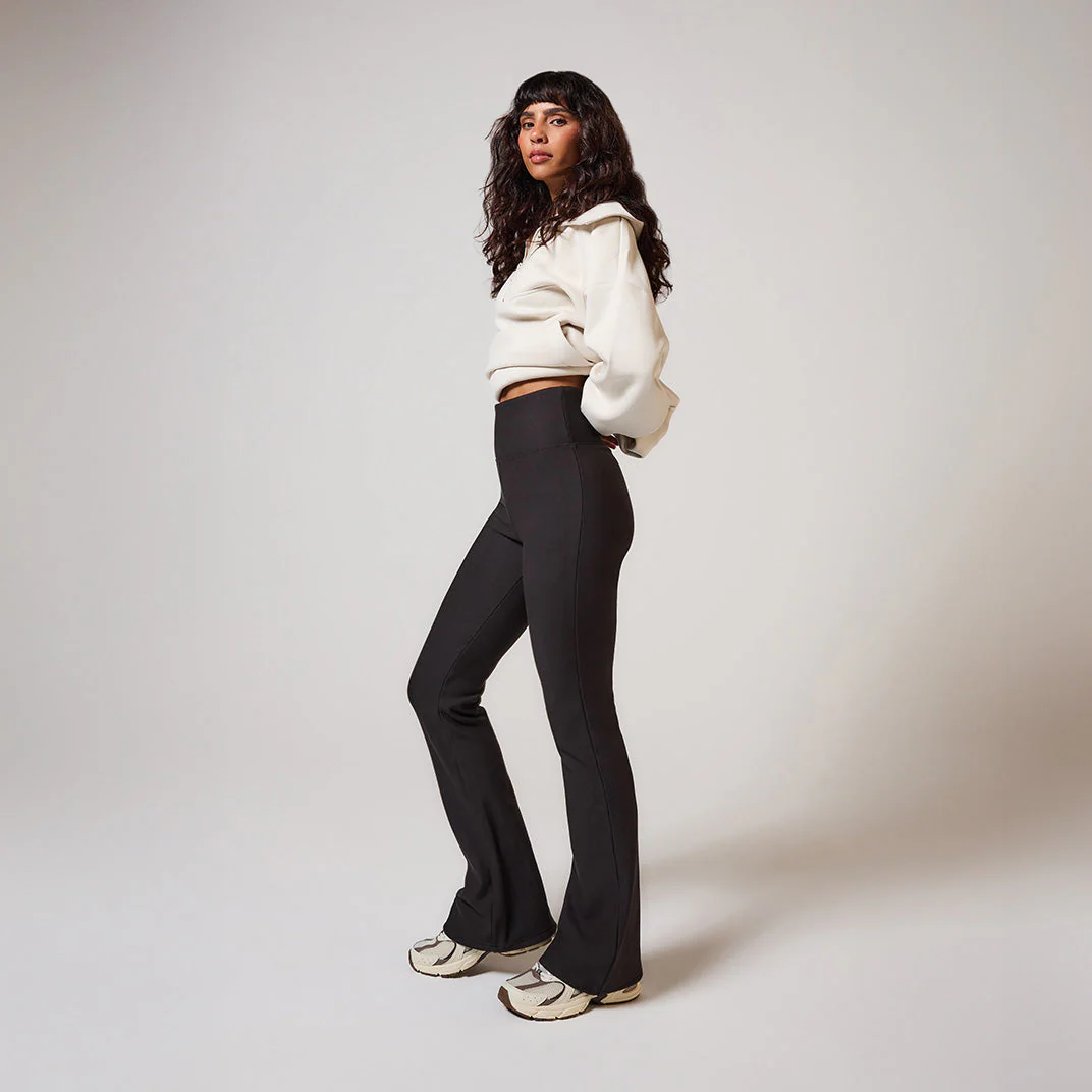 Winter Flare Leggings - Black Coffee - Image 2