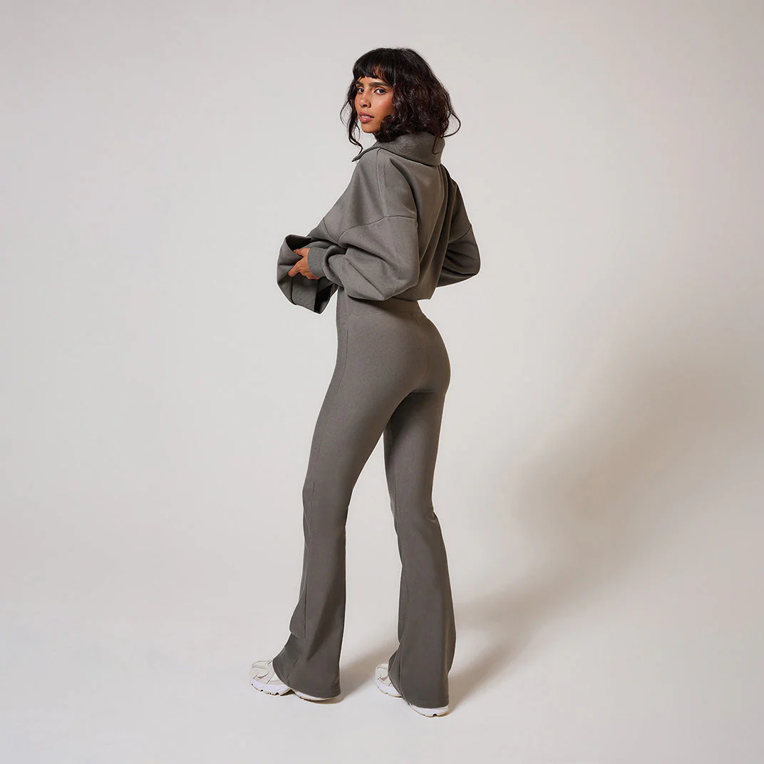 Winter Flare Leggings - Slate Green - Image 3